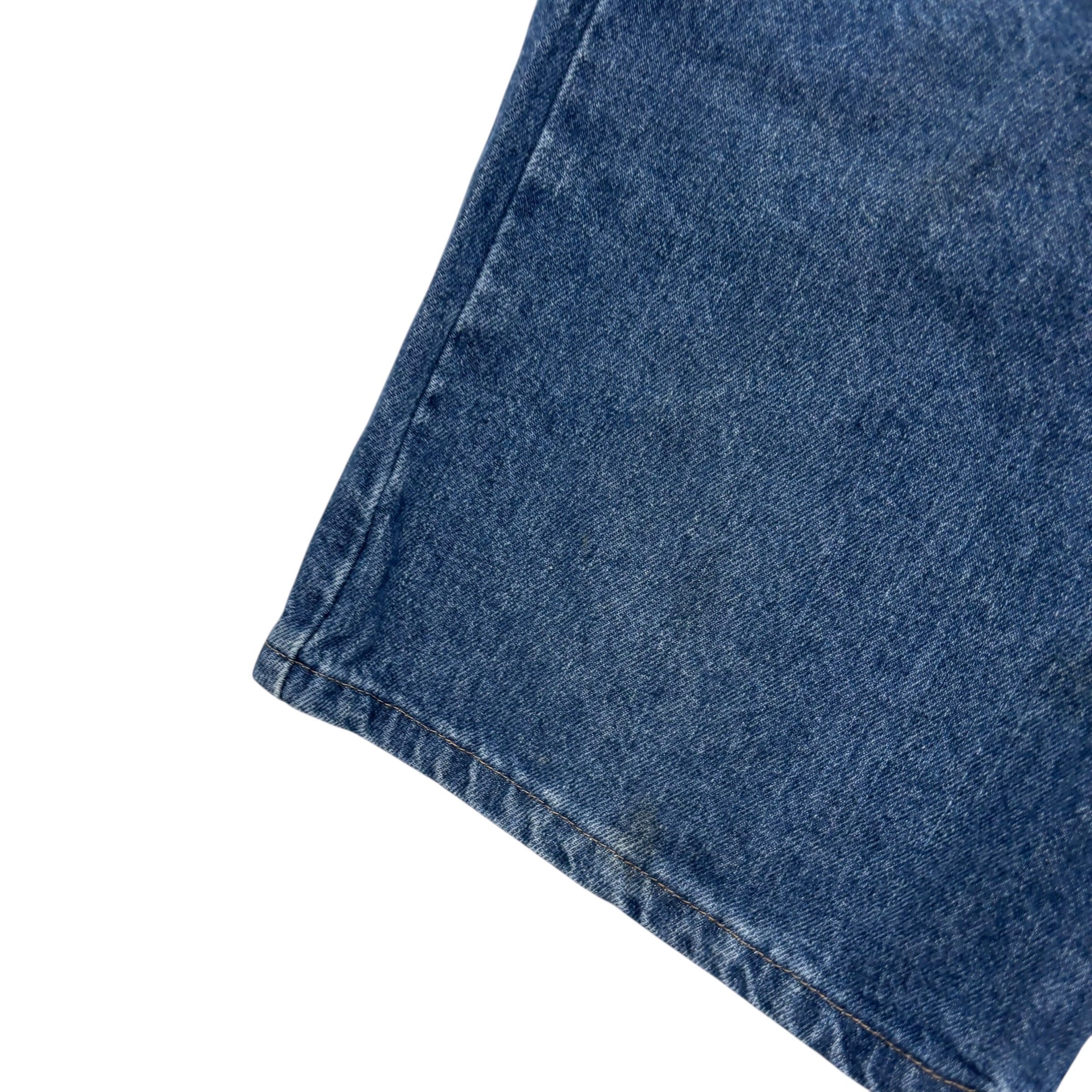 Wrangler Baggy Jorts W33 Mens Denim Shorts Mid Blue Relaxed Fit (F)