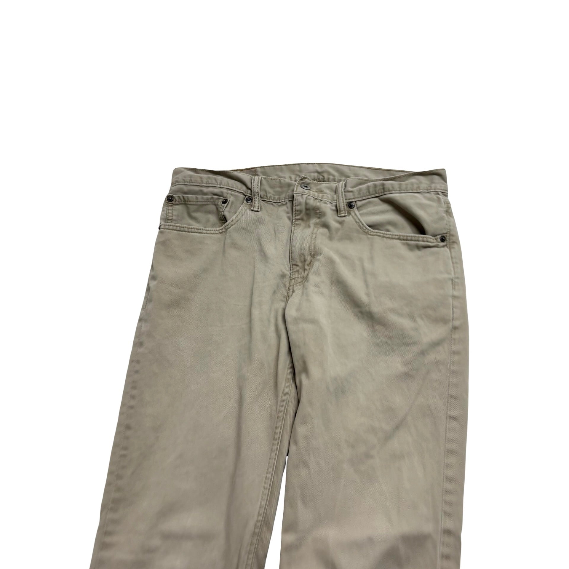 Levis 511 Trousers W34 L34 Mens Beige Slim Fit Cotton Pants