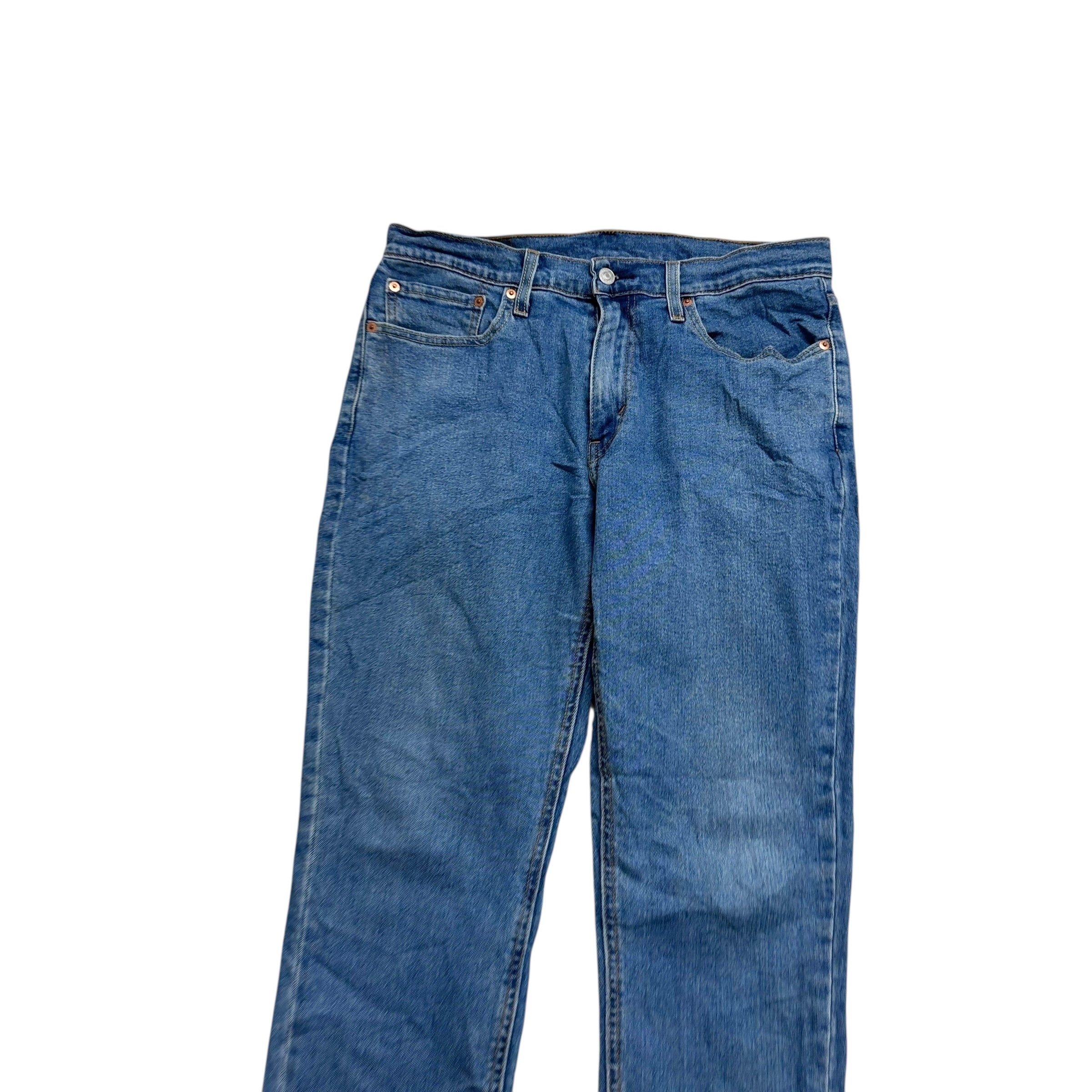 Levis 531 Jeans W33 L30 Mens Mid Blue Athletic Slim Fit Stretch Denim (E)