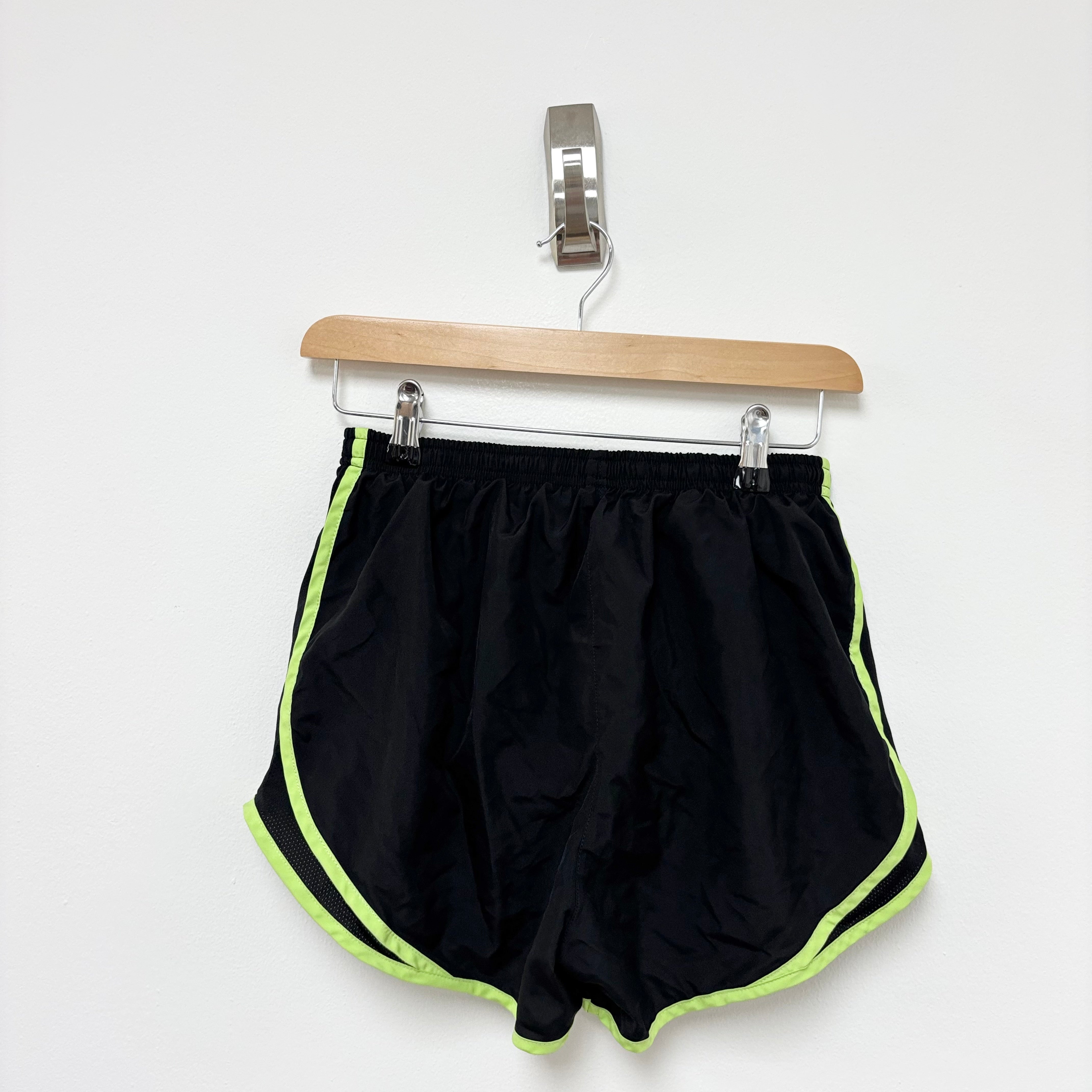 Nike Shorts Womens Small Black Dri Fit Running Sports Gym Athletic (E)