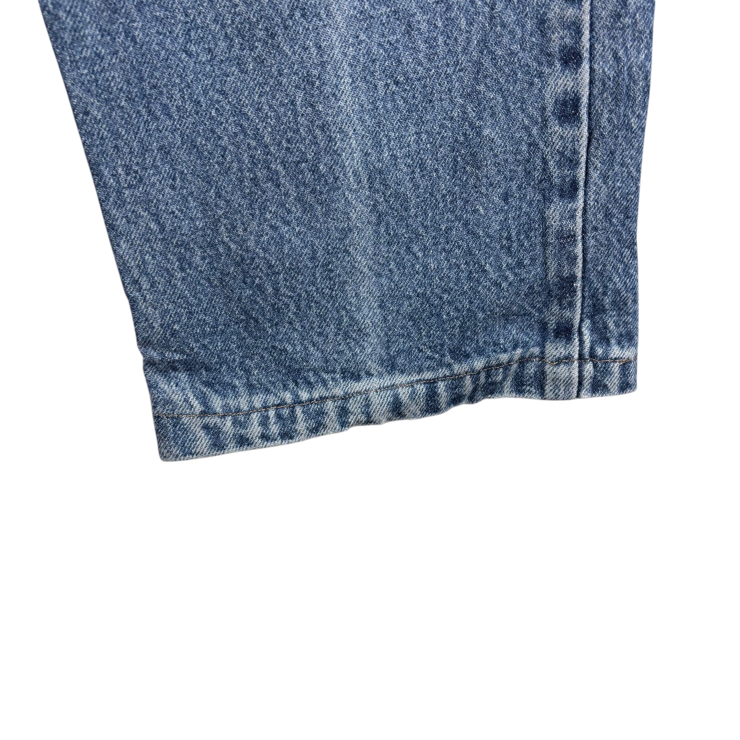 Levis 505 Jeans W34 L26 Mens Mid Blue Regular Straight Fit Vintage Denim