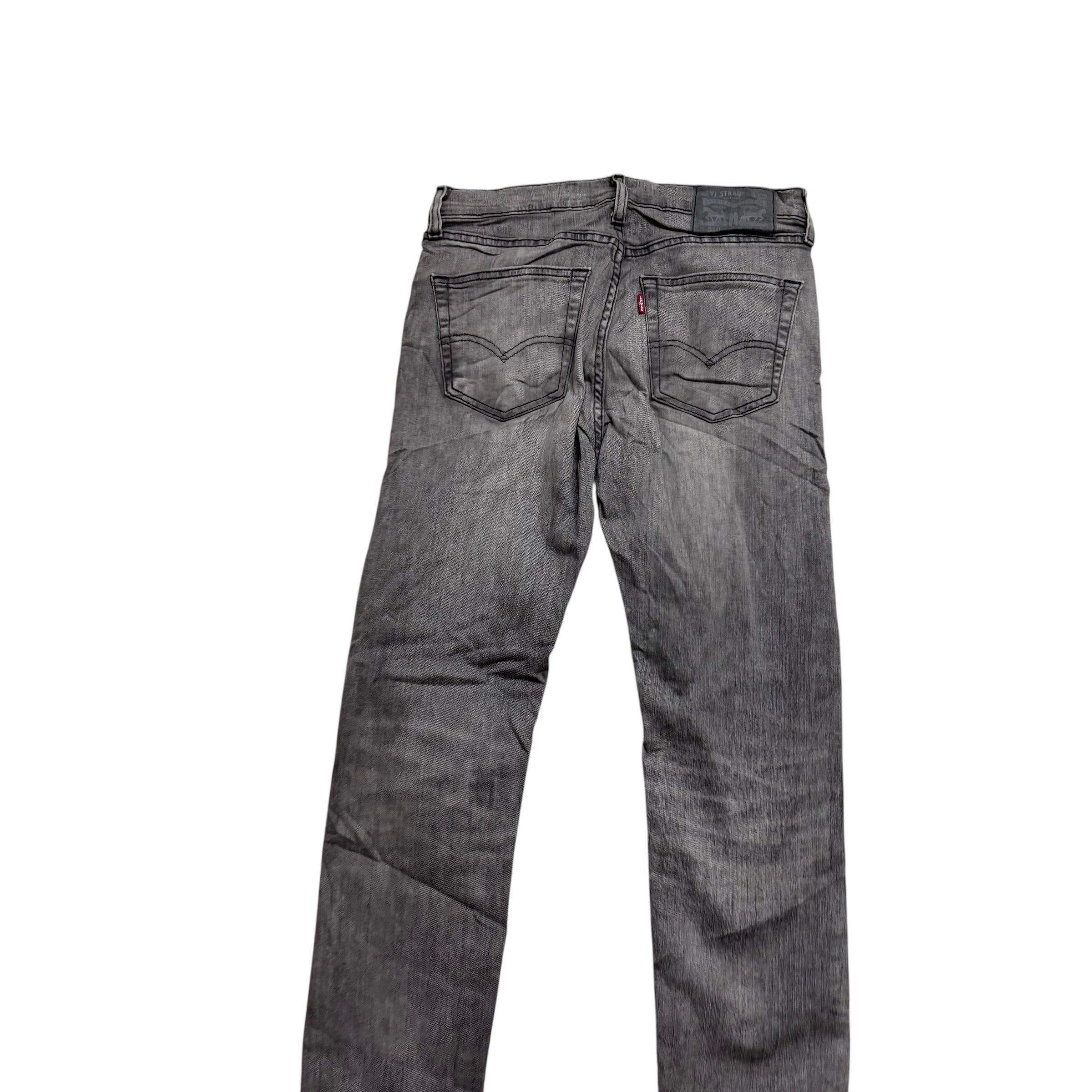 Levis 510 Jeans W29 L29 Mens Grey Skinny Fit Stretch Denim (E)