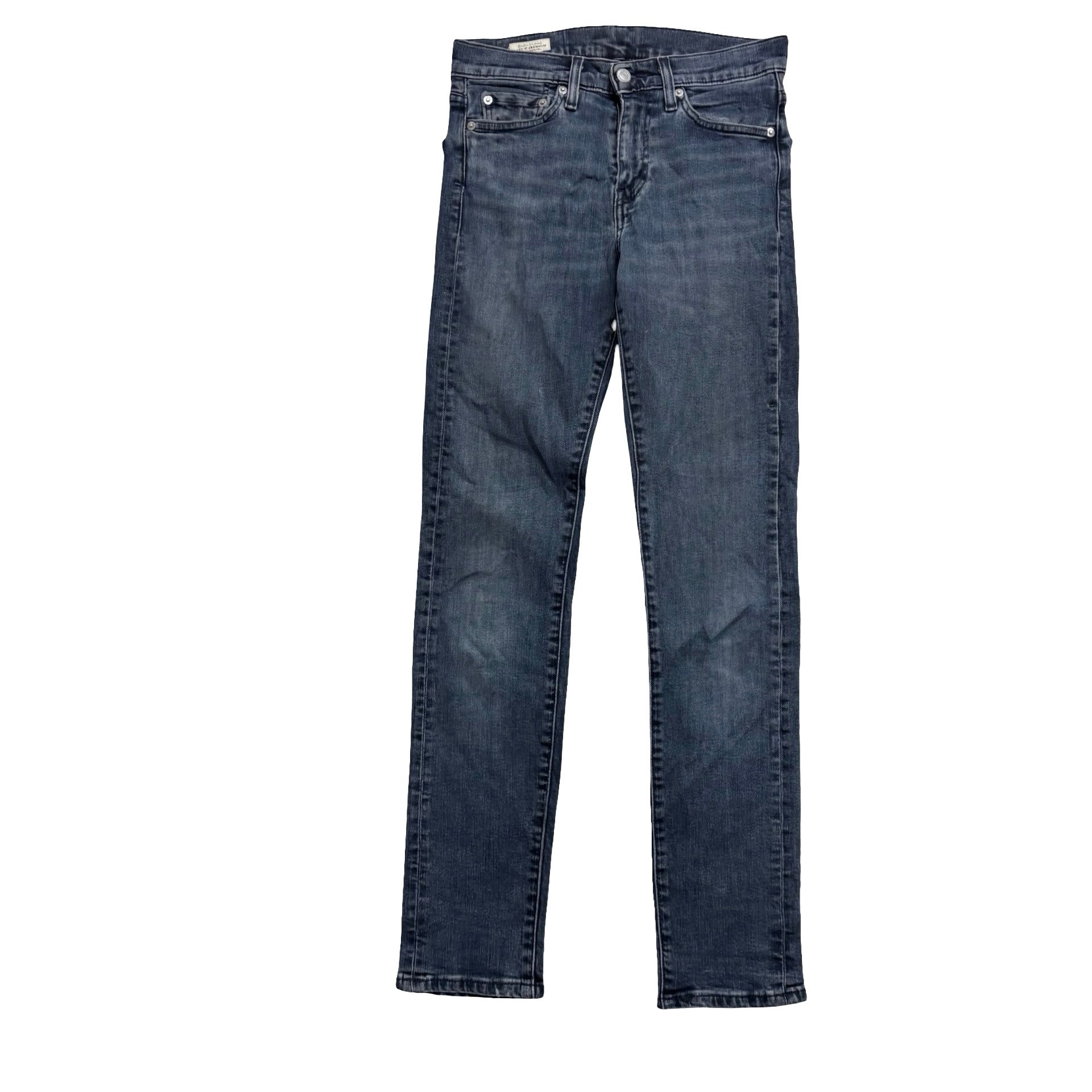 Levis 510 Jeans W27 L32 Mens Navy Blue Skinny Fit Stretch Denim