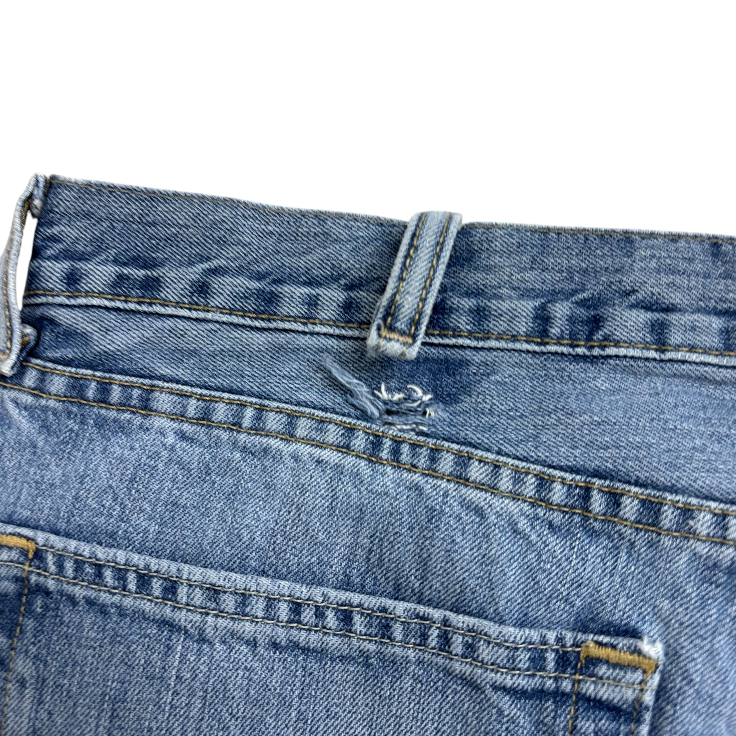 Levis 505 Jeans W38 L30 Mens Mid Blue Regular Straight Fit Denim