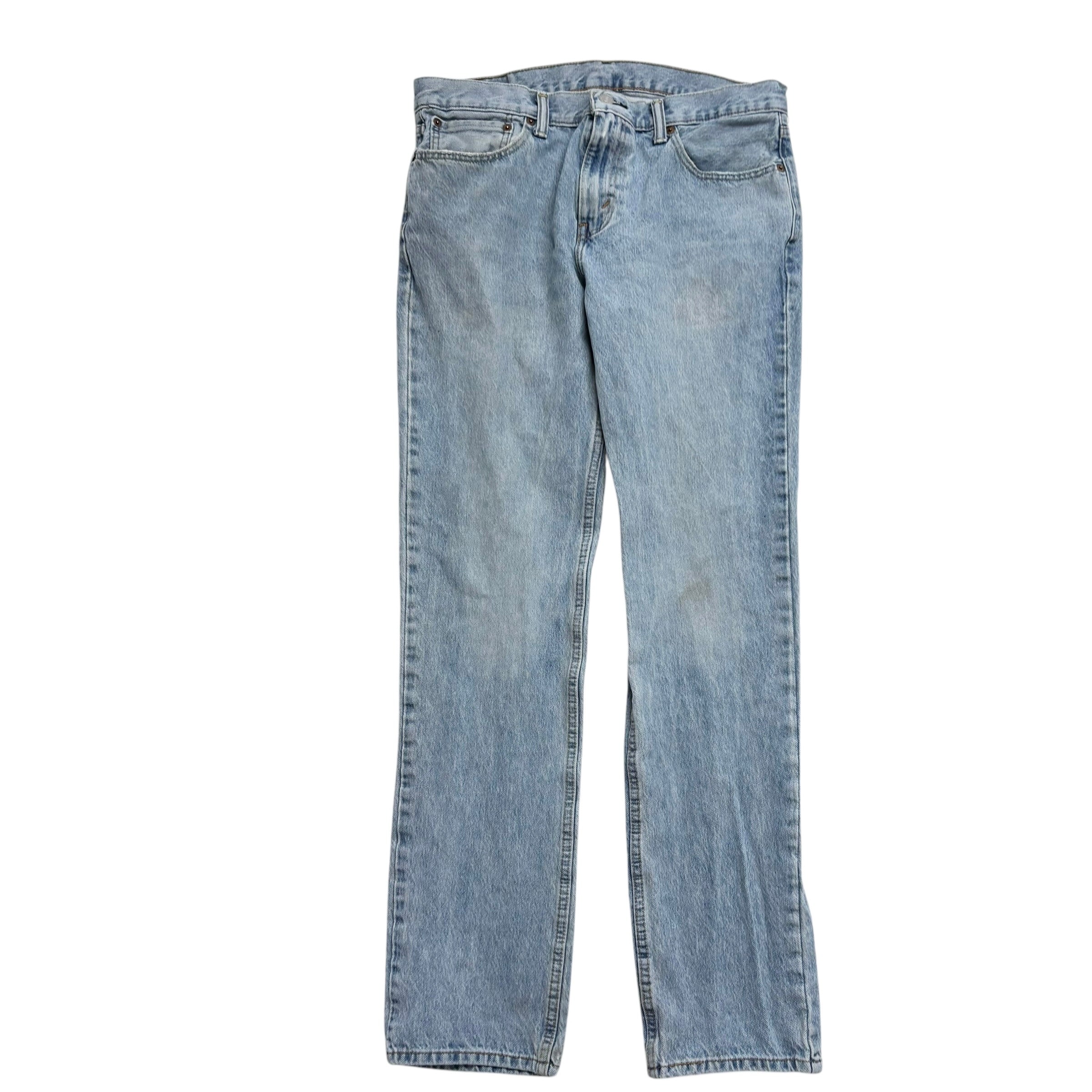 Levis 511 Jeans W34 L34 Mens Light Blue Slim Fit Stretch Denim (F)