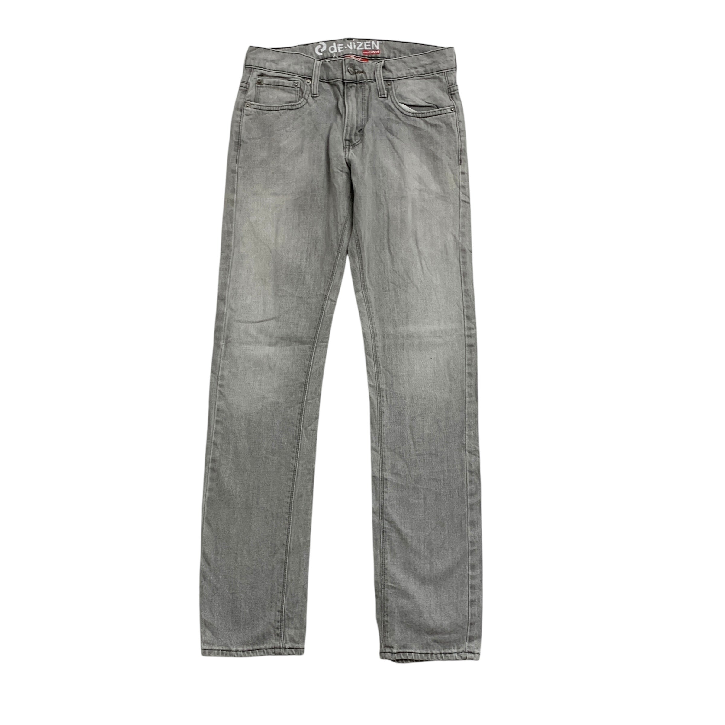 Levis Denizen Jeans W29 L32 Mens Grey Skinny Fit Stretch Vintage Denim