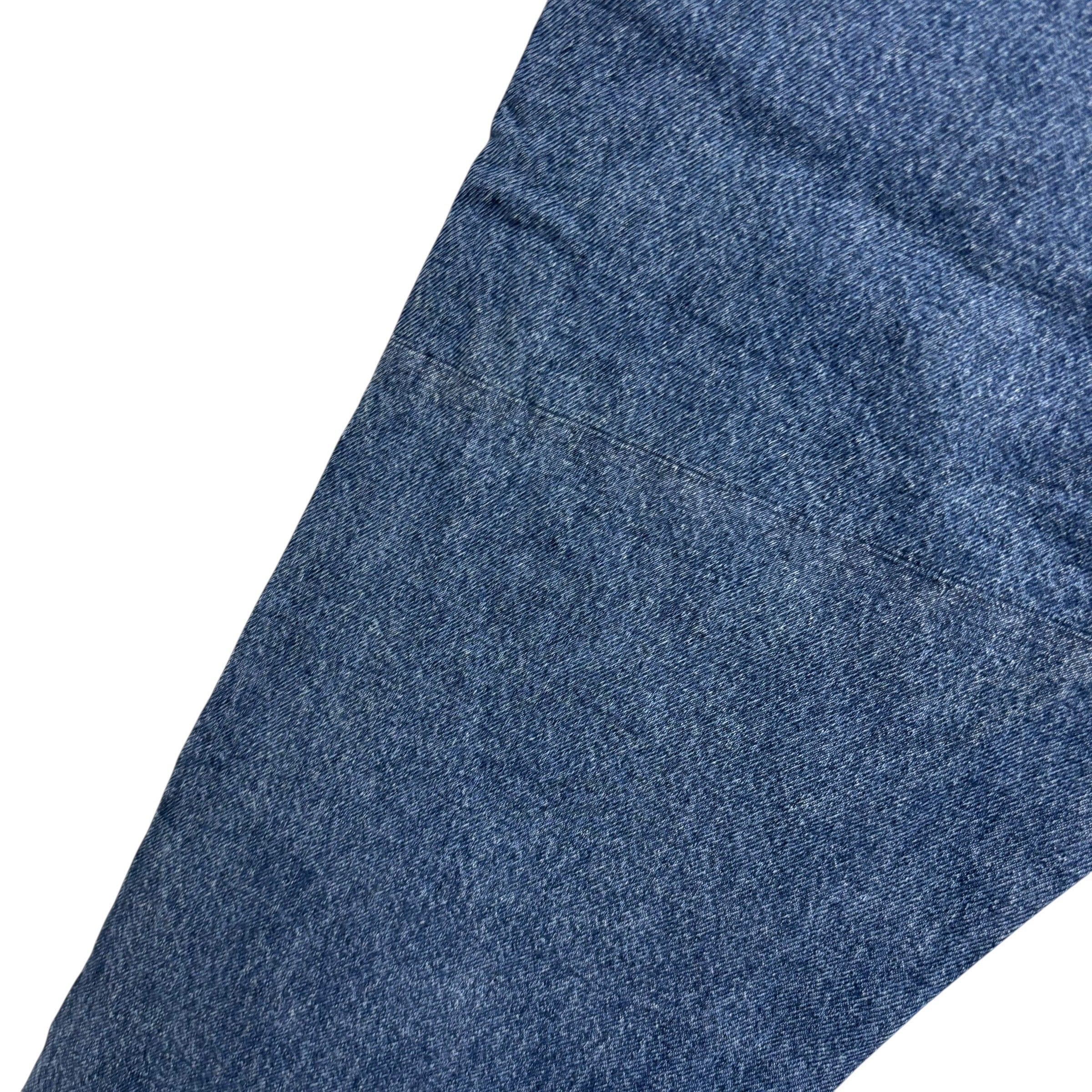 Wrangler Jeans W42 L30 Mens Mid Blue Regular Straight Fit Denim