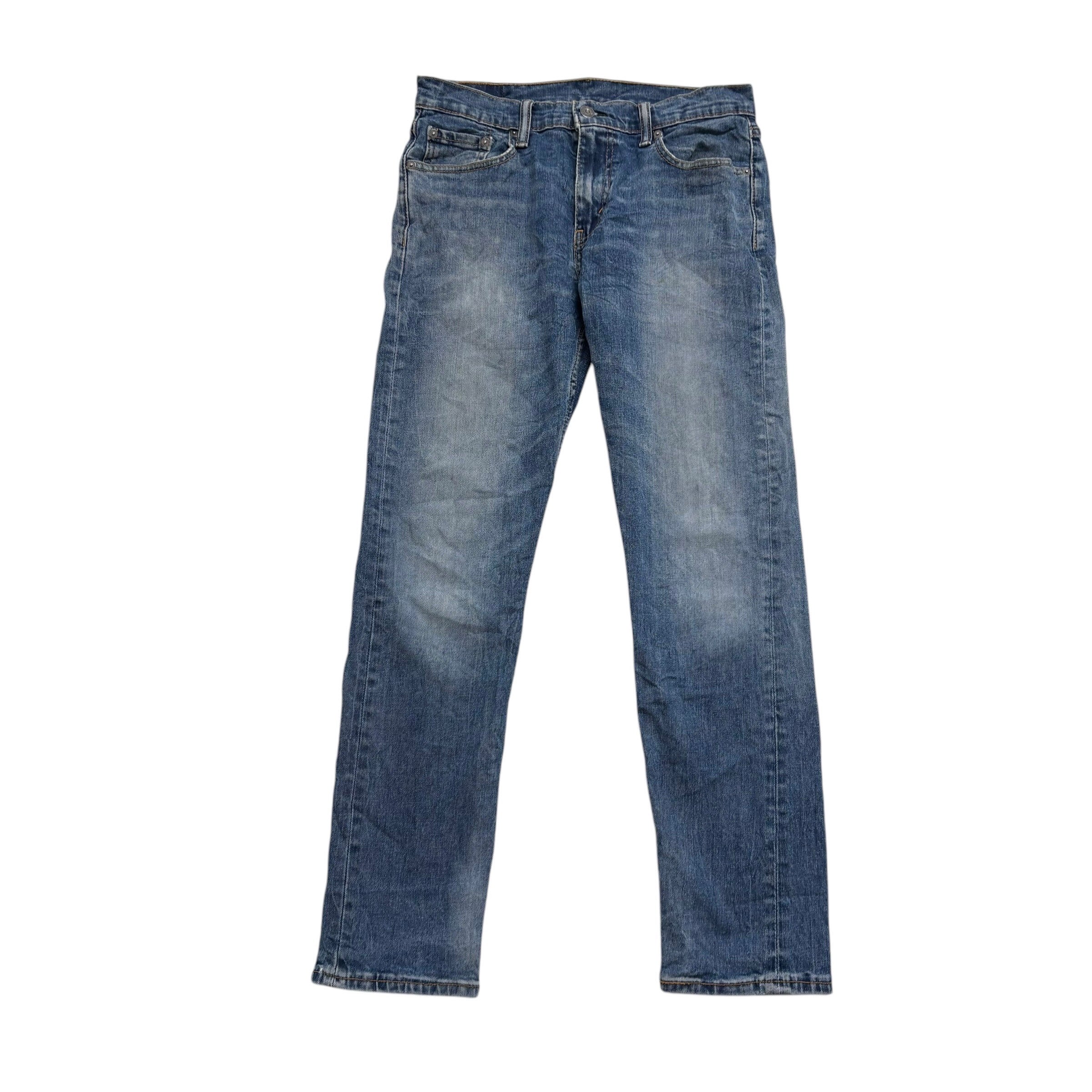Levis 502 Jeans W30 L30 Mens Mid Blue Regular Tapered Fit Stretch Denim