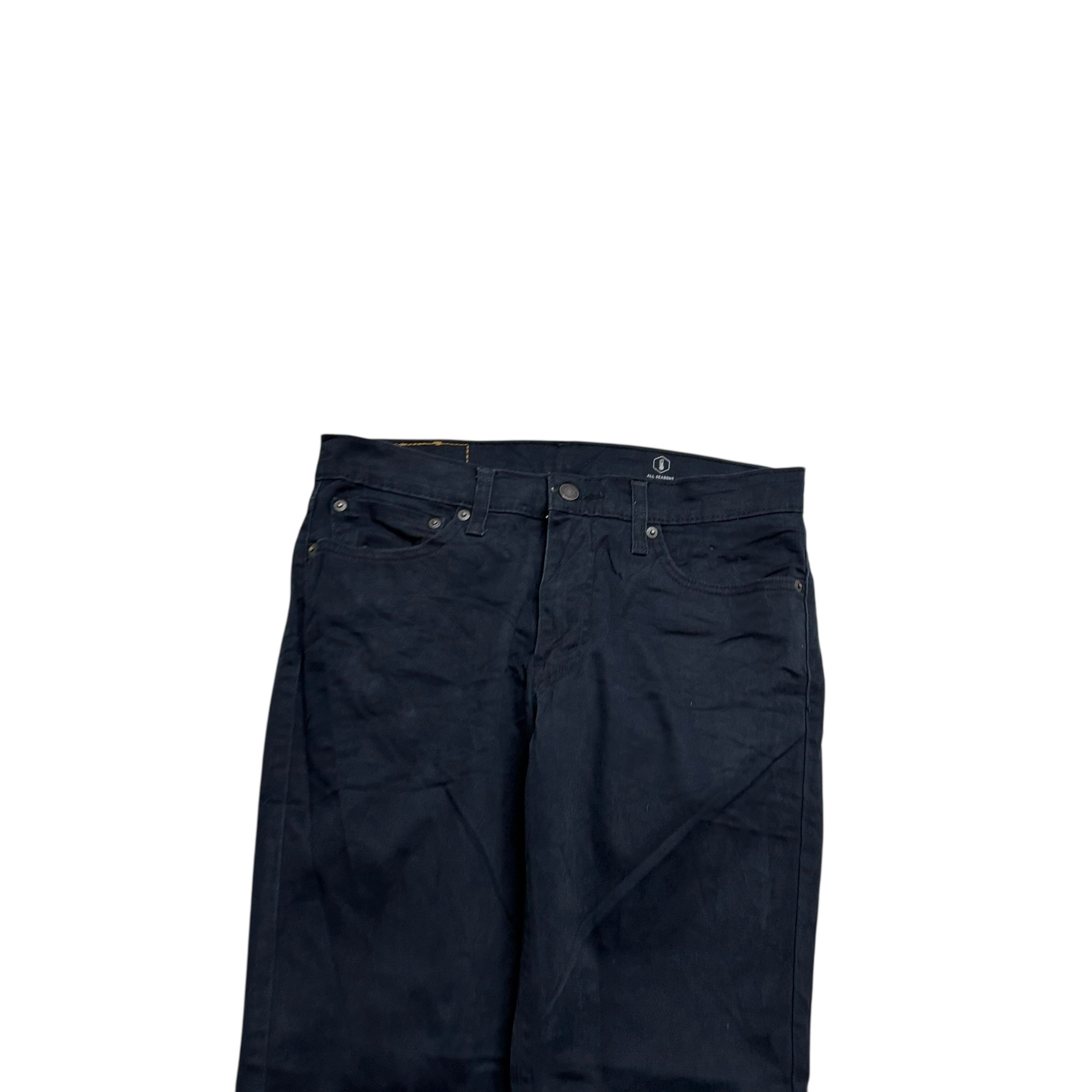 Levis 511 Trousers W32 L34 Mens Black Slim Fit Stretch Pants (E)