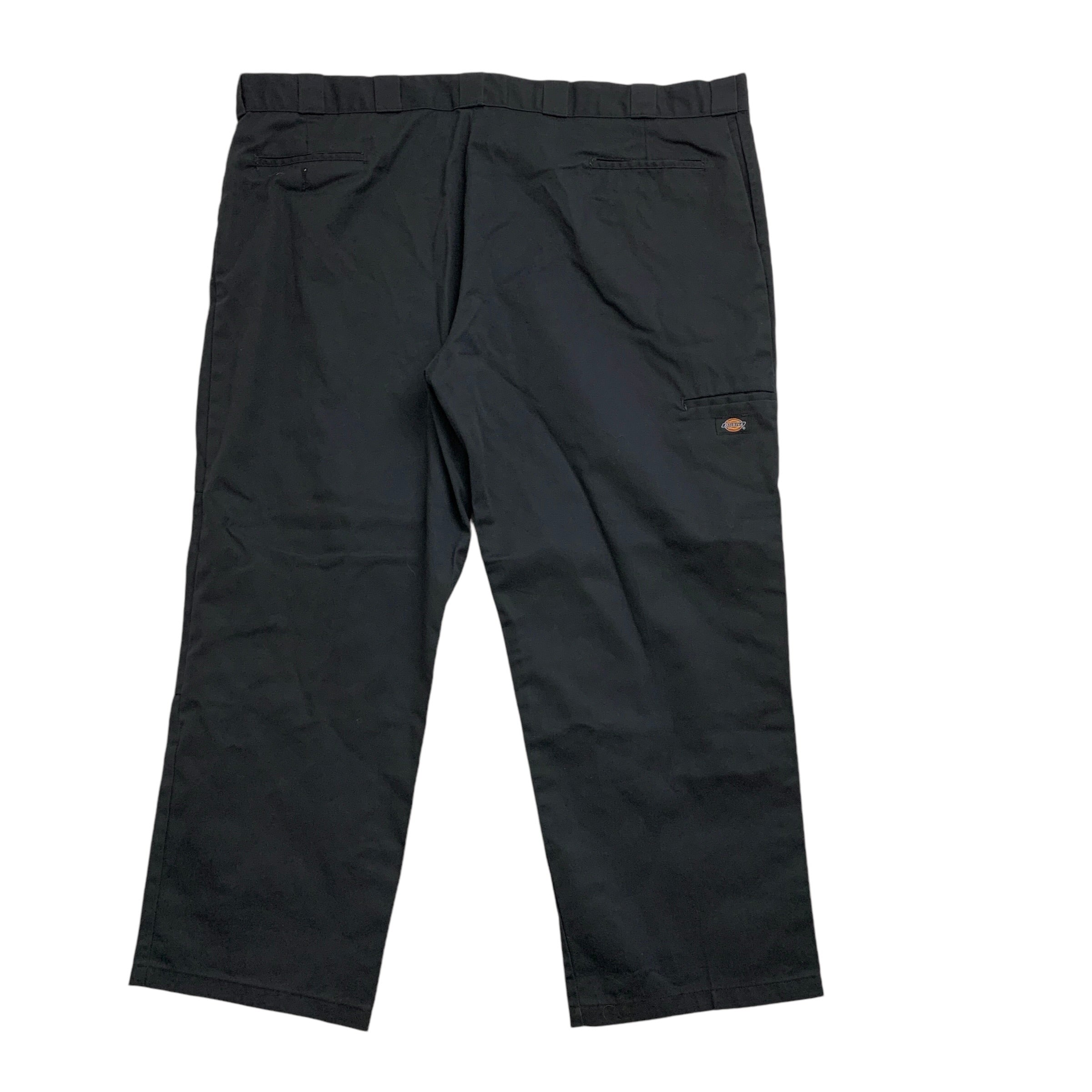 Dickies Double Knee Trousers W50 L30 Mens Black Pants Baggy Relaxed Fit Workwear