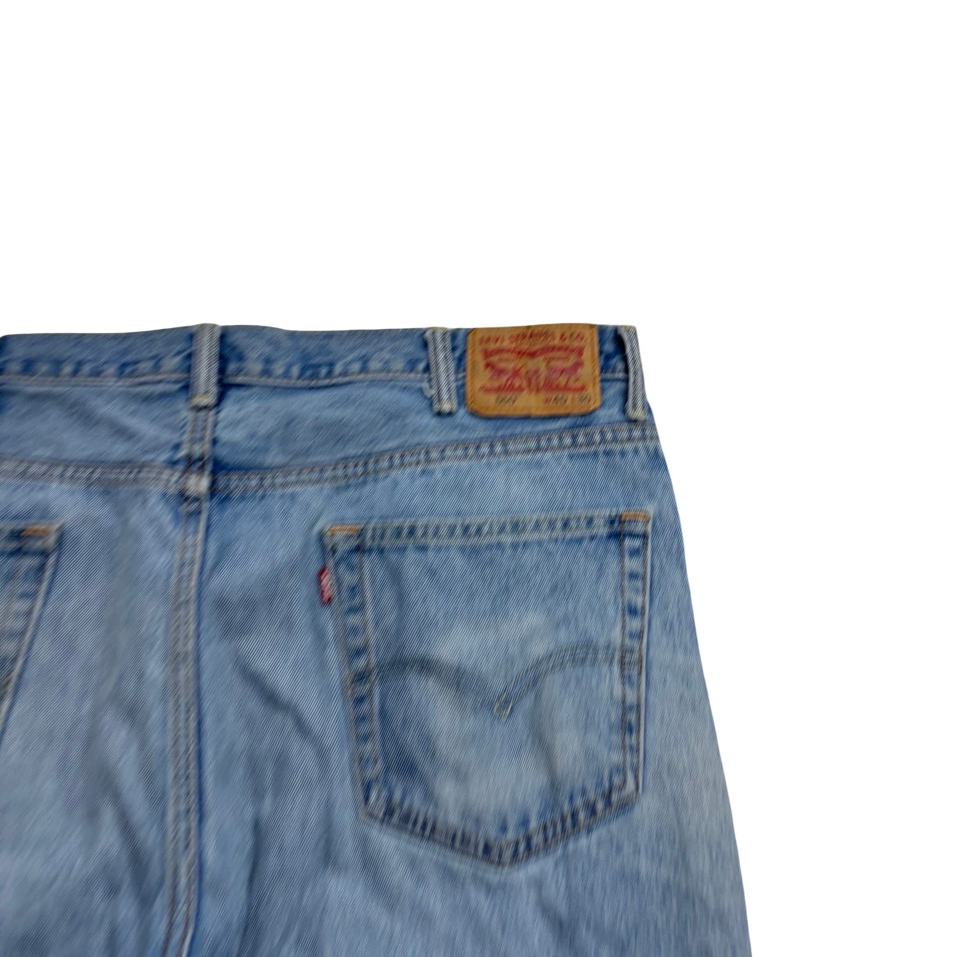 Levis 550 Jeans W40 L30 Mens Light Blue Baggy Relaxed Straight Fit Denim