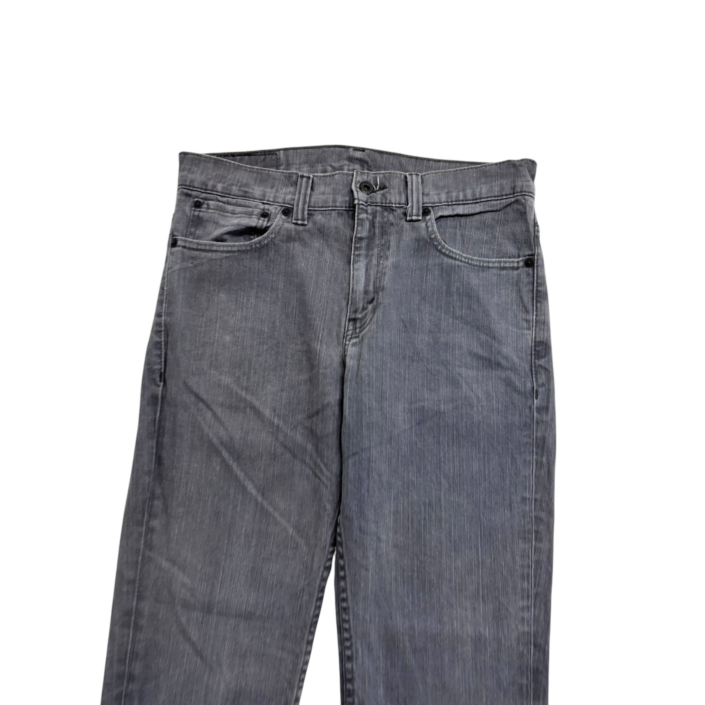 Levis 511 Jeans W32 L32 Mens Grey Slim Fit Stretch Vintage Denim (E)