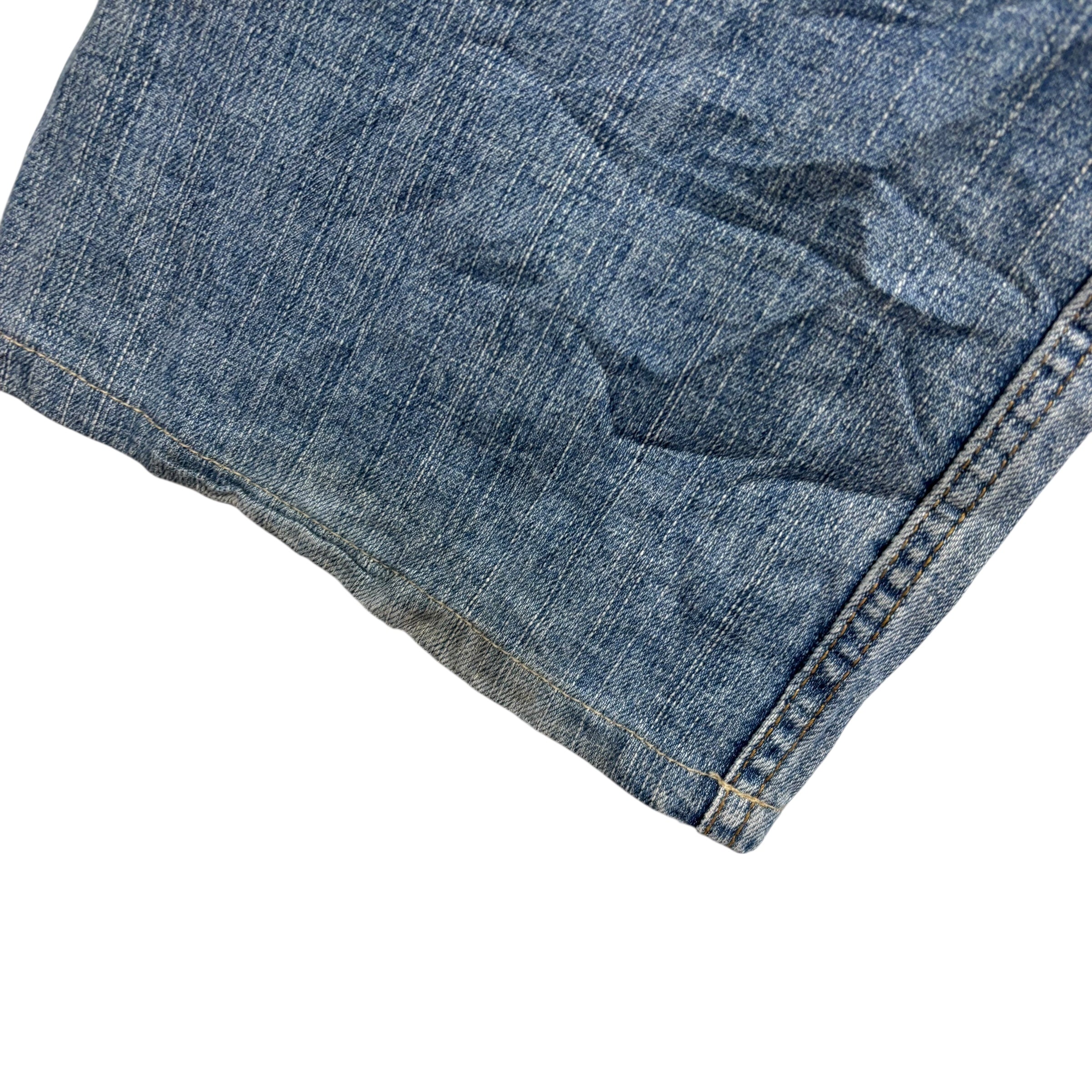 Levis 569 Jeans W38 L29 Mens Light Blue Baggy Relaxed Straight Fit Denim