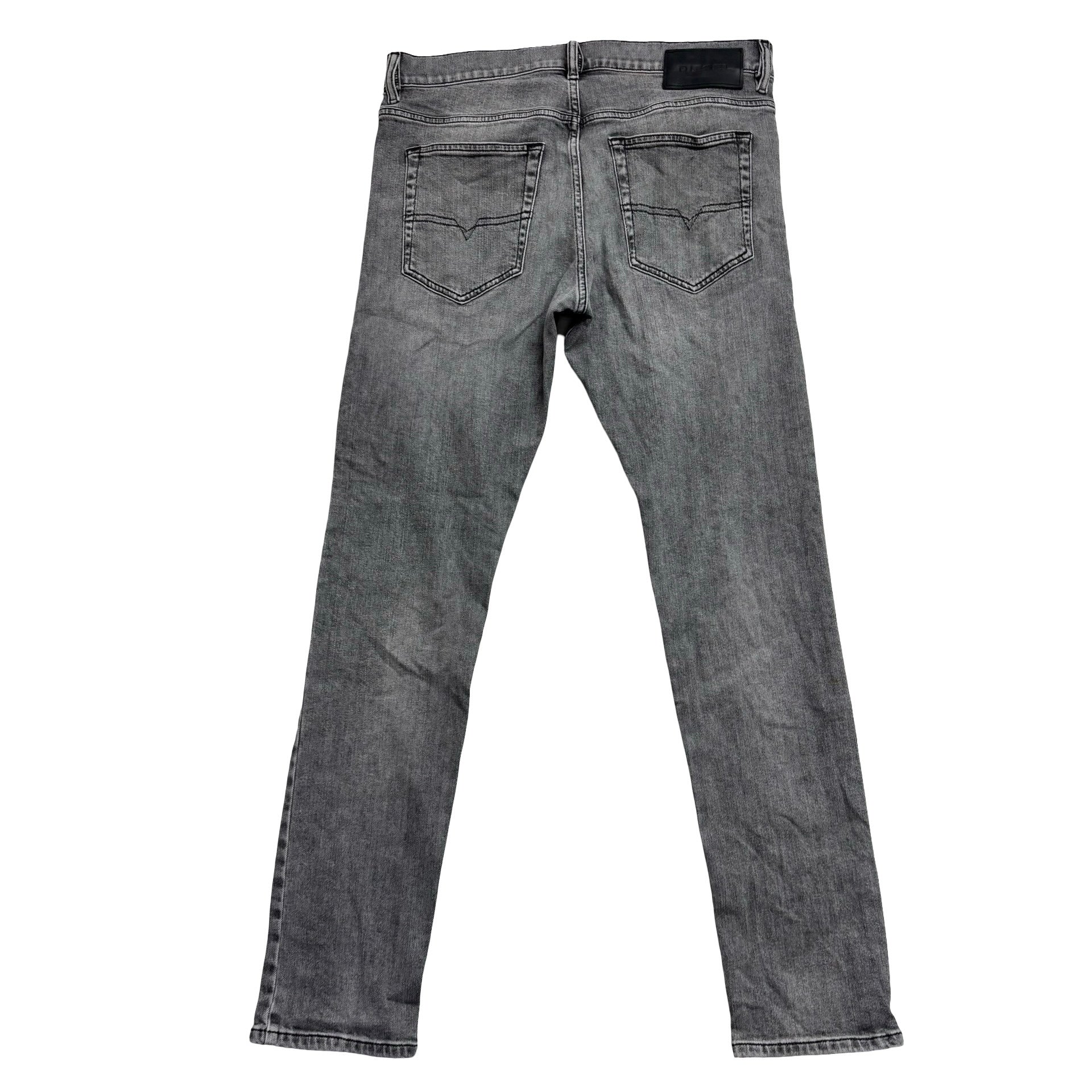 Diesel D Luster Jeans W32 L30 Mens Grey Slim Fit Stretch Denim (E)