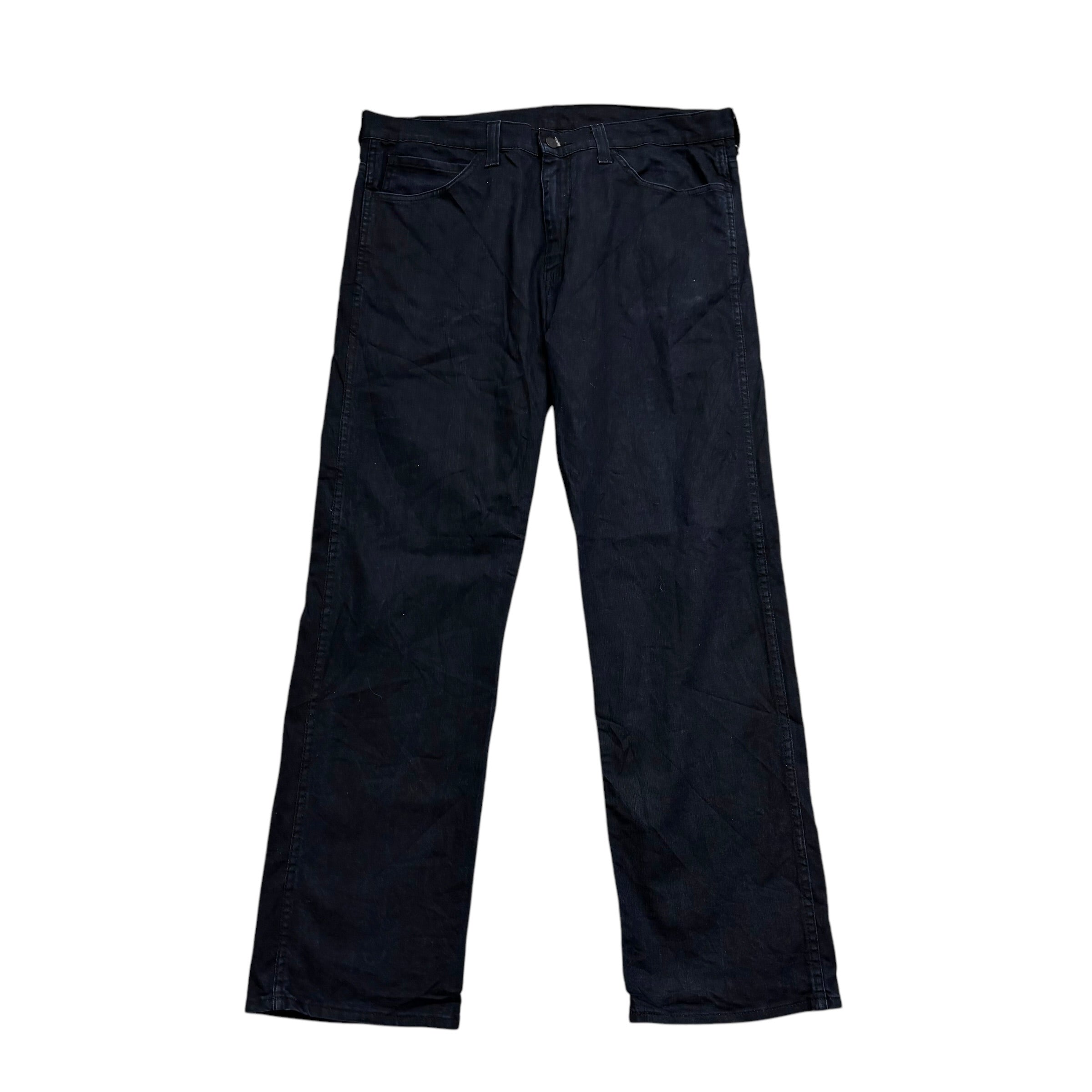 Levis 569 Jeans W36 L34 Mens Navy Blue Relaxed Straight Fit Stretch Denim
