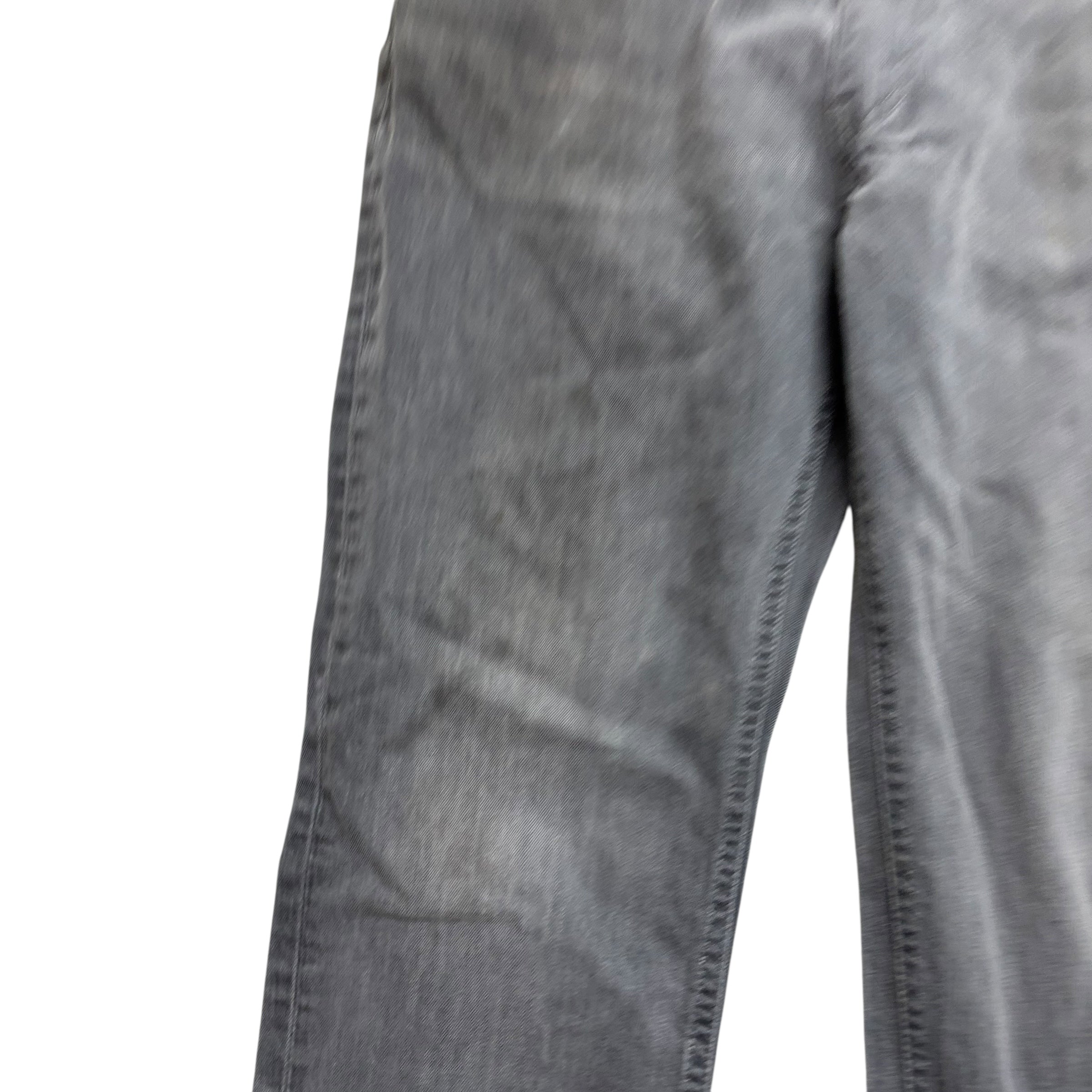 Levis 541 Jeans W38 L31 Mens Grey Athletic Tapered Fit Stretch Denim (F)