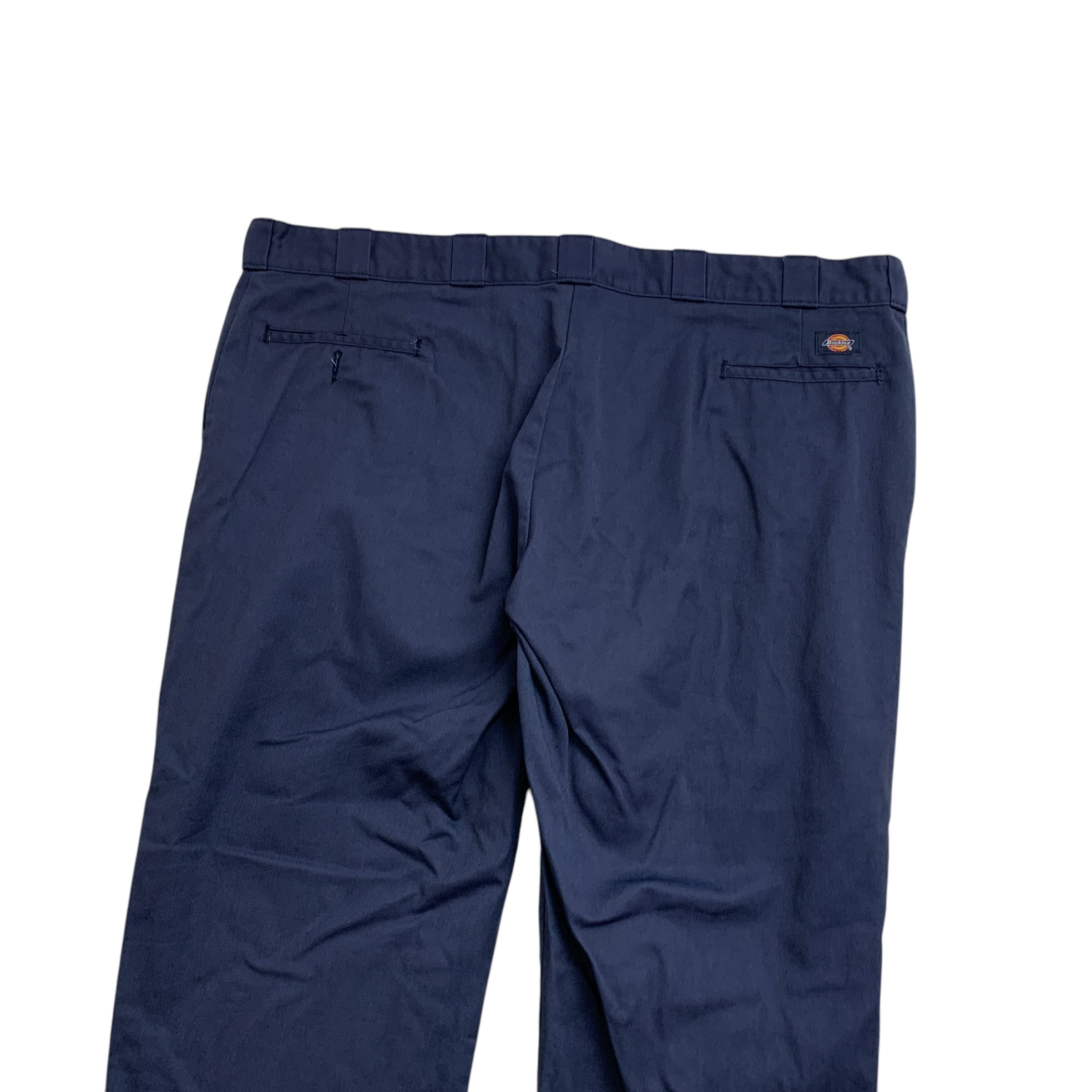 Dickies 874 Trousers W48 L30 Mens Blue Pants Original Straight Fit Workwear
