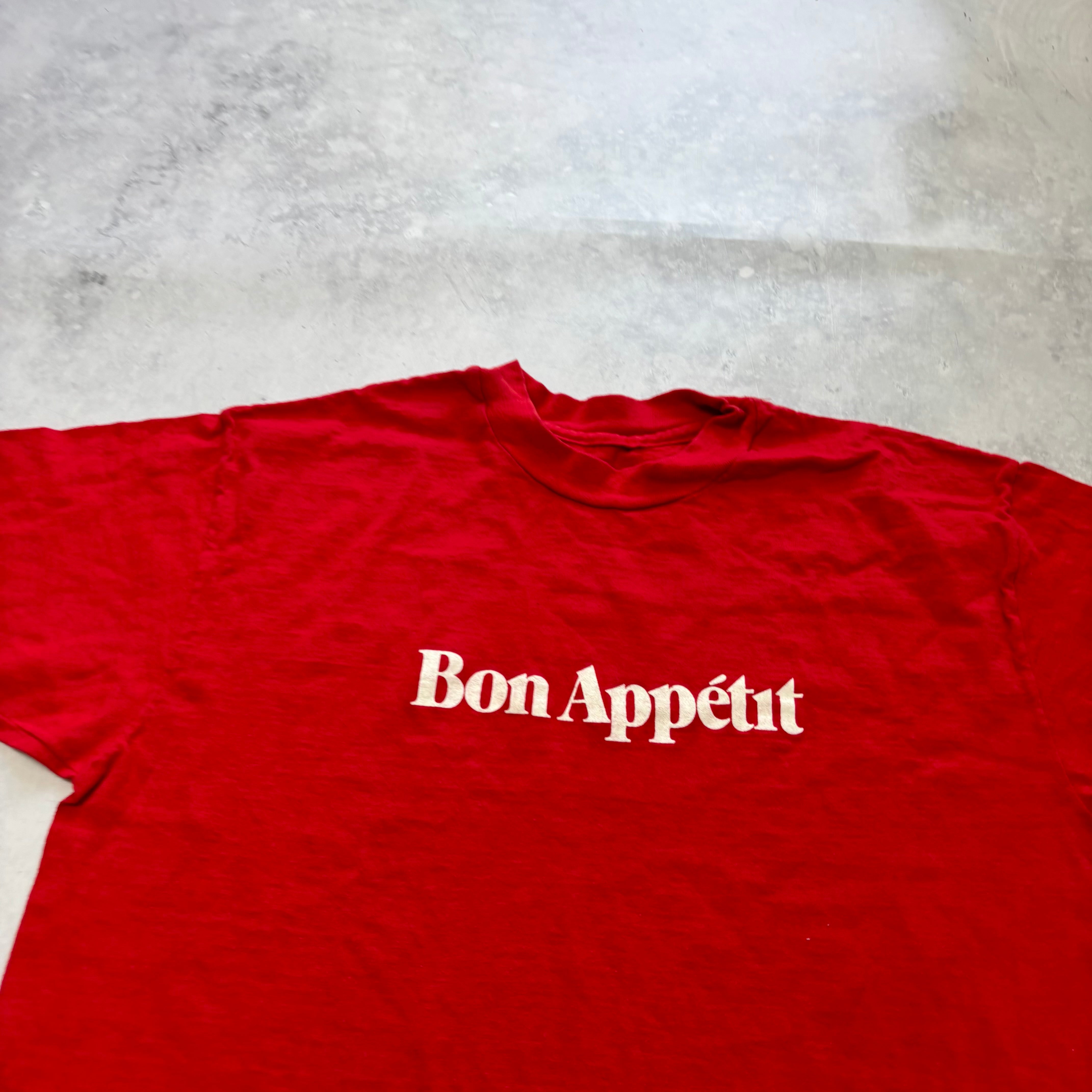 Vintage T Shirt Mens Large Red Single Stitch 90s Graphic Print (E)