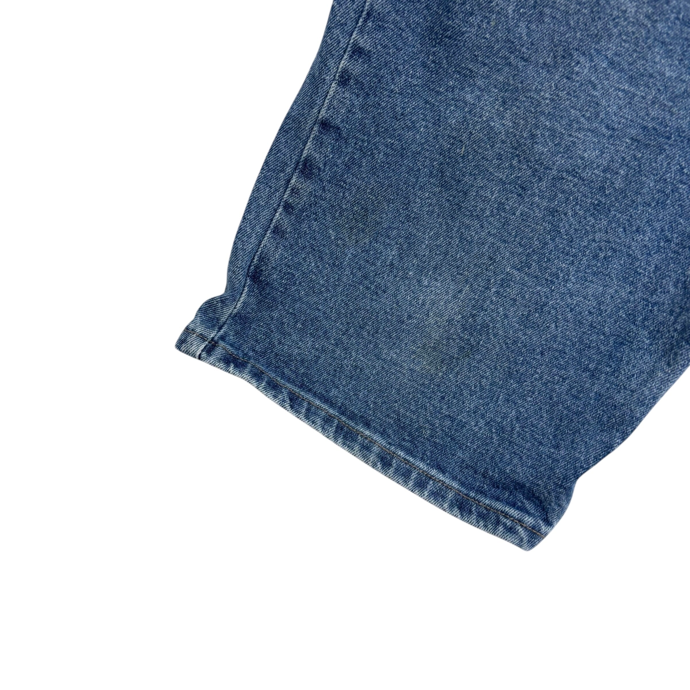 Wrangler Jorts W32 Mens Denim Shorts Mid Blue Regular Fit Stretch