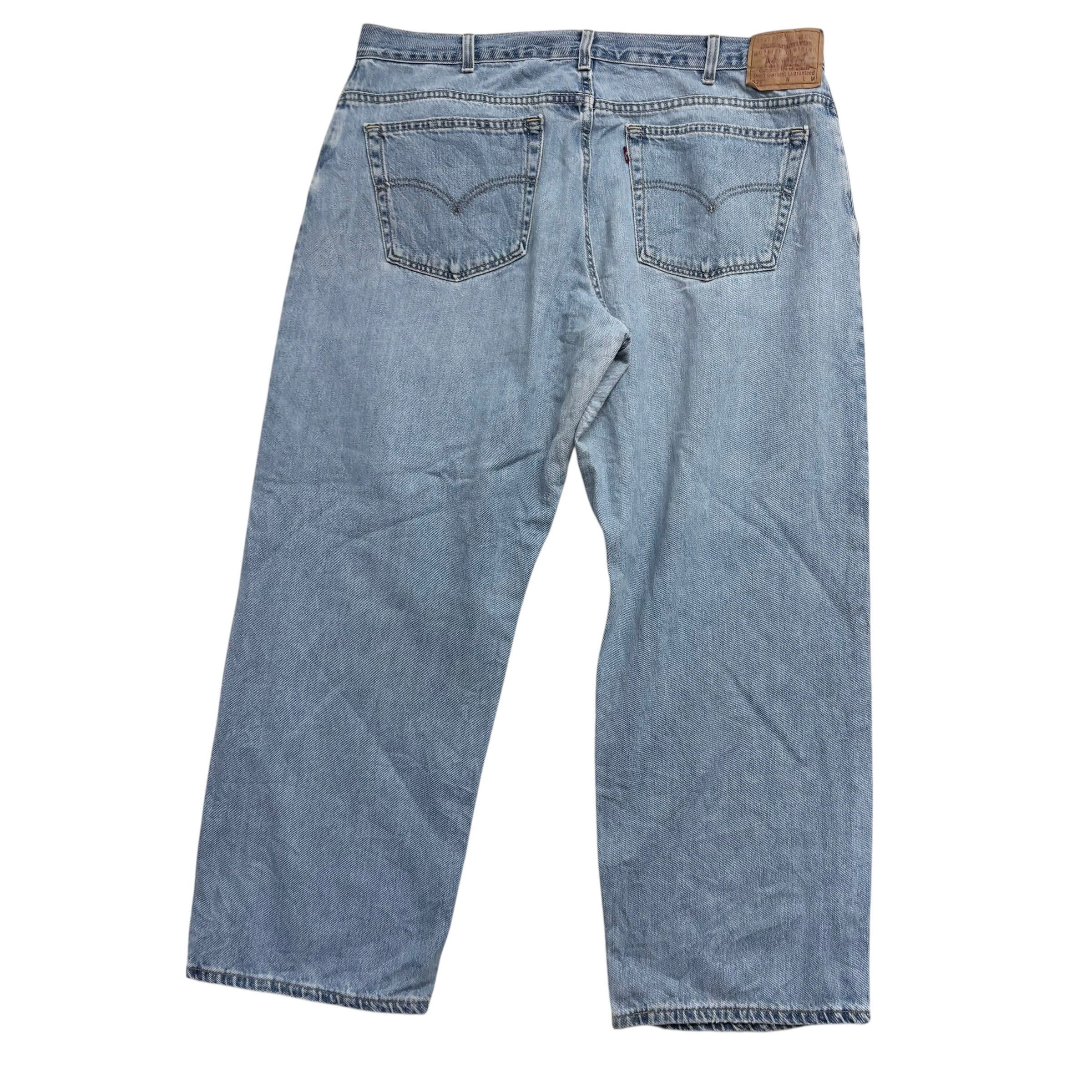 Levis 577 Jeans W40 L30 Womens Relaxed Baggy Fit Light Blue Vintage