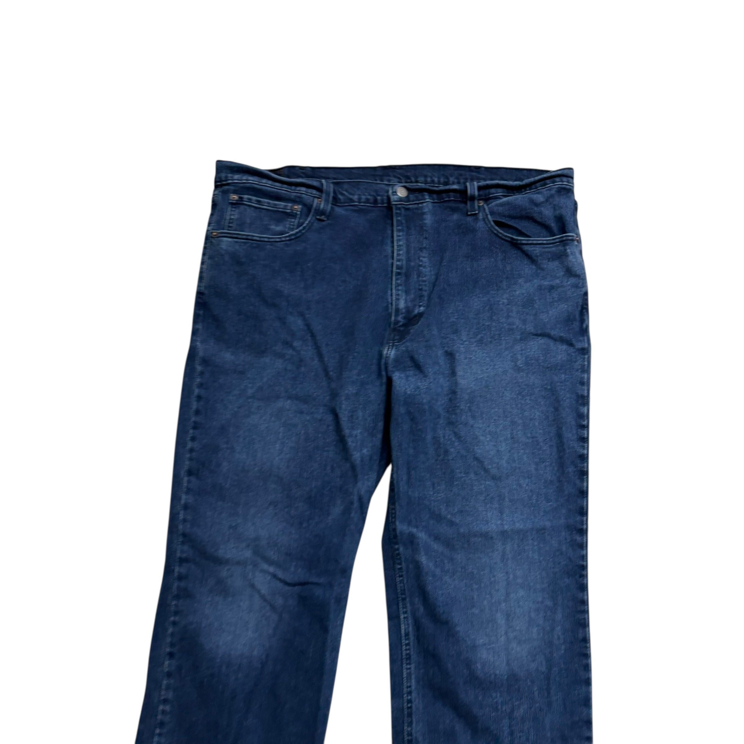 Levis 559 Jeans W42 L28 Mens Navy Blue Relaxed Straight Fit Stretch Denim (E)