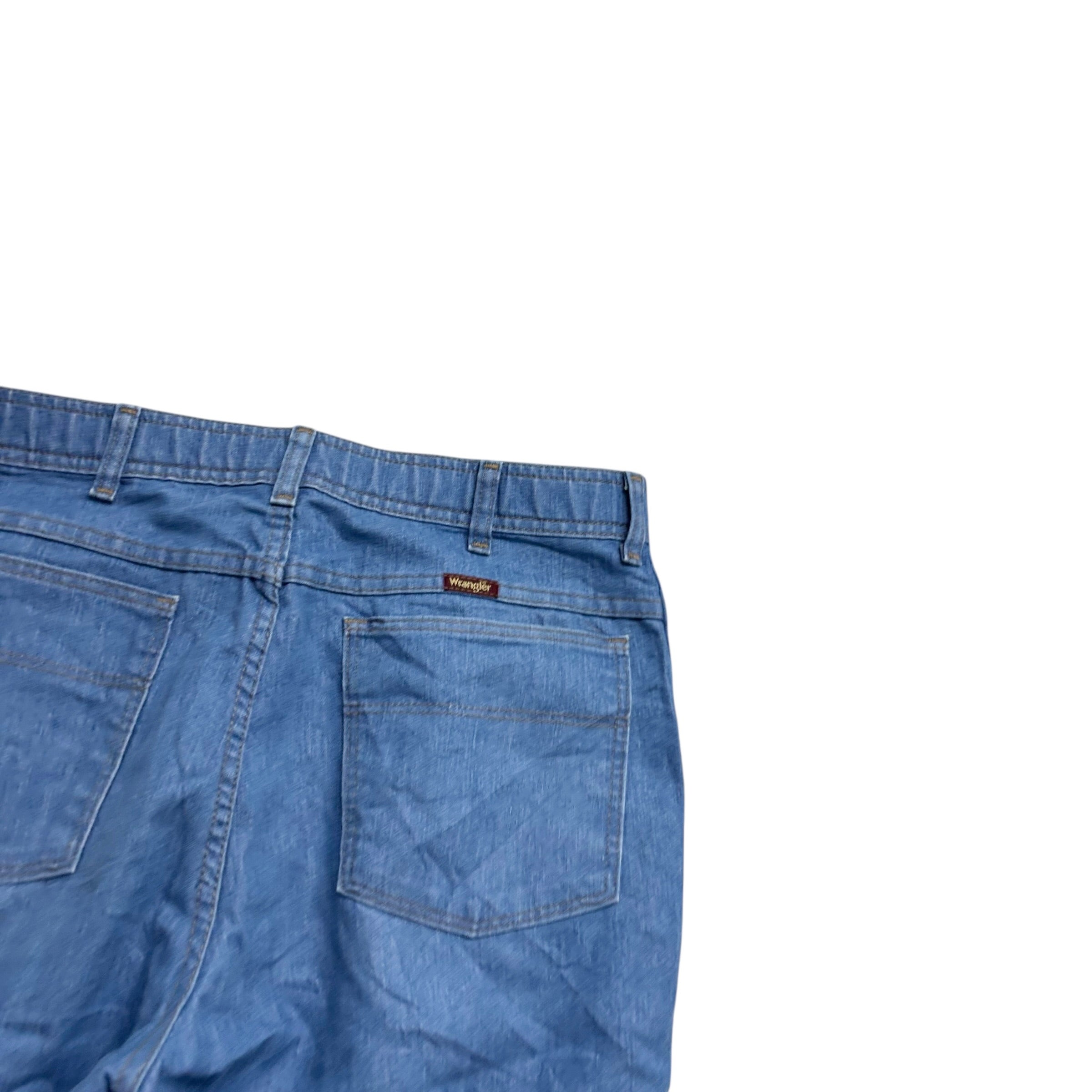 Wrangler Jeans W34 L30 Mens Mid Blue Regular Straight Fit Vintage Denim (E)