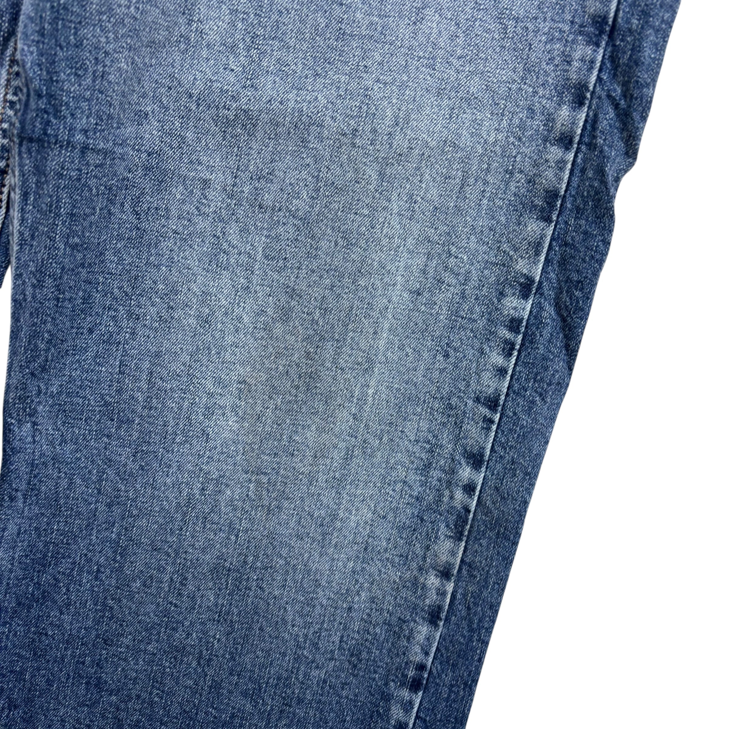 Levis Signature Jeans W34 L30 Mens Mid Blue Baggy Relaxed Fit Stretch