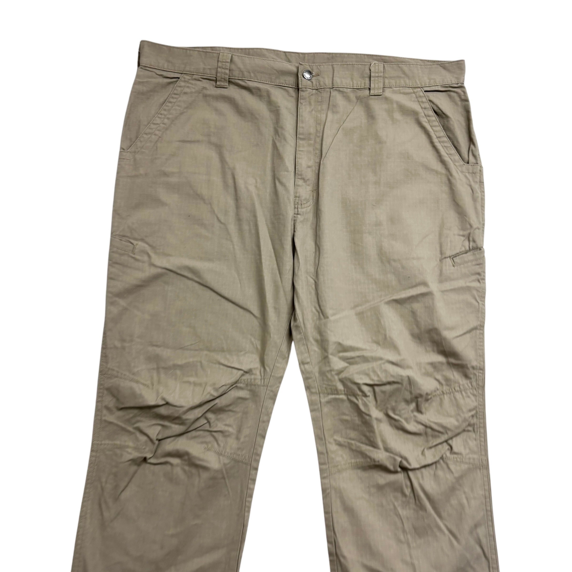Dickies Carpenter Pants W42 L32 Mens Beige Relaxed Straight Trousers (E)