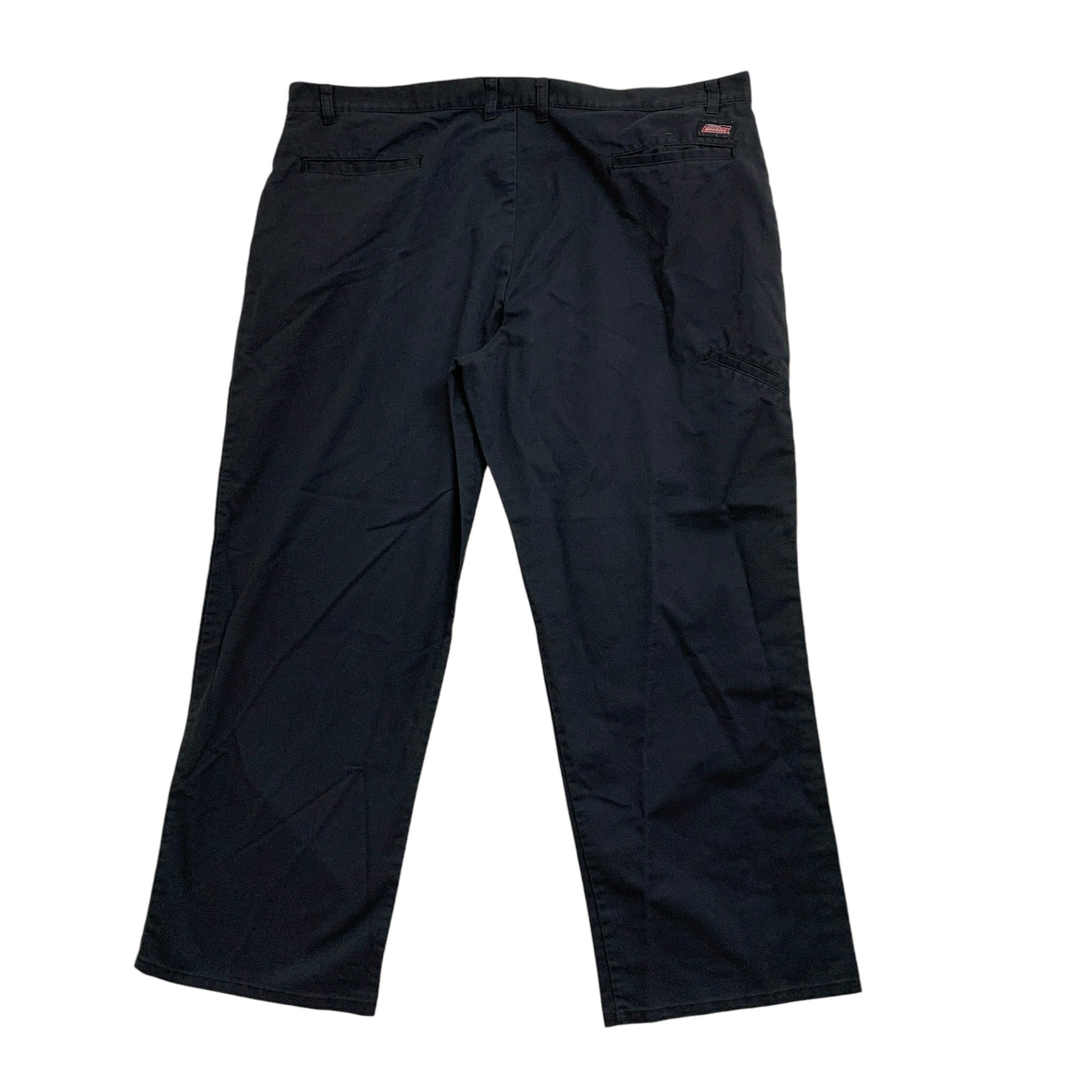 Dickies Trousers W42 L29 Mens Black Pants Baggy Relaxed Straight Fit Workwear