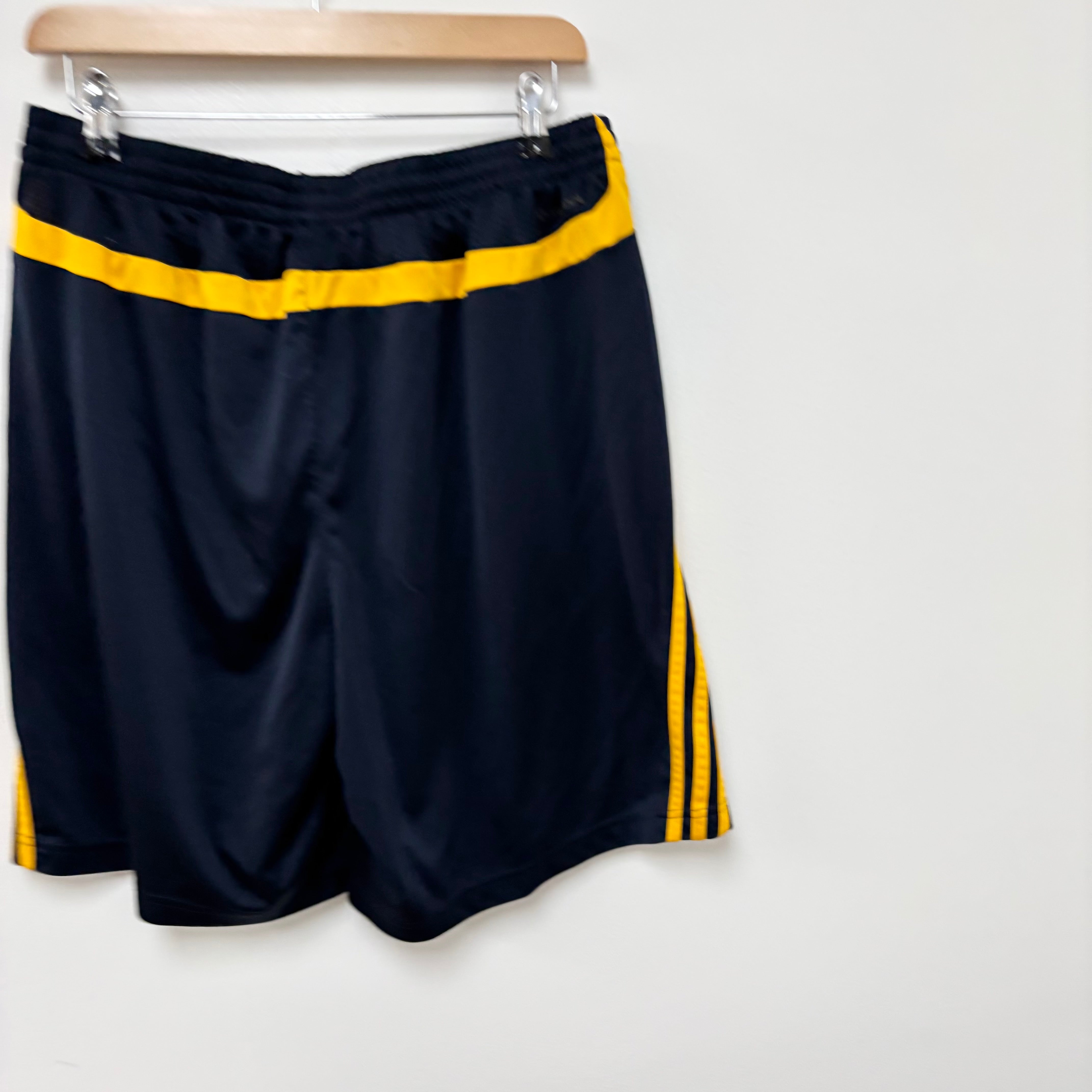 Adidas Shorts Mens Large Navy Blue Sports Running Gym Athletic
