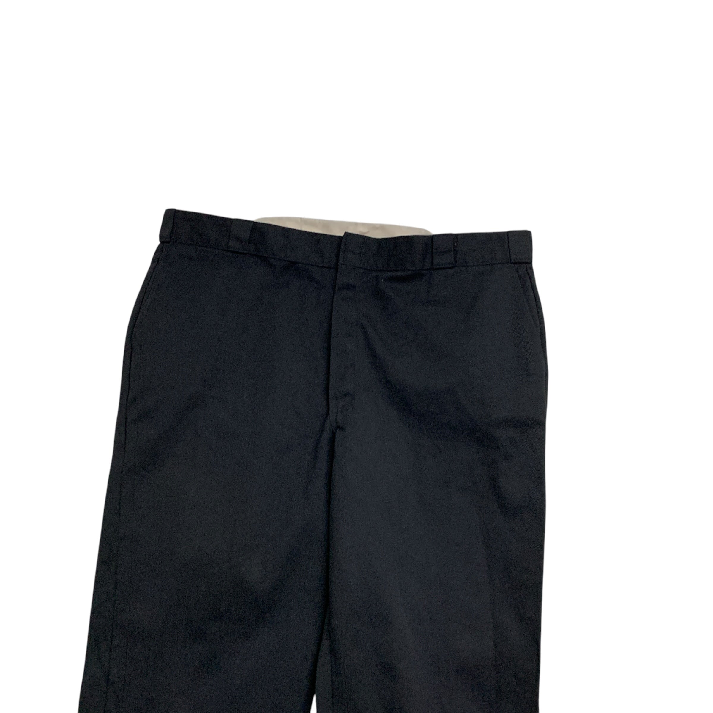 Dickies 874 Trousers W44 L32 Mens Black Pants Original Straight Fit Workwear