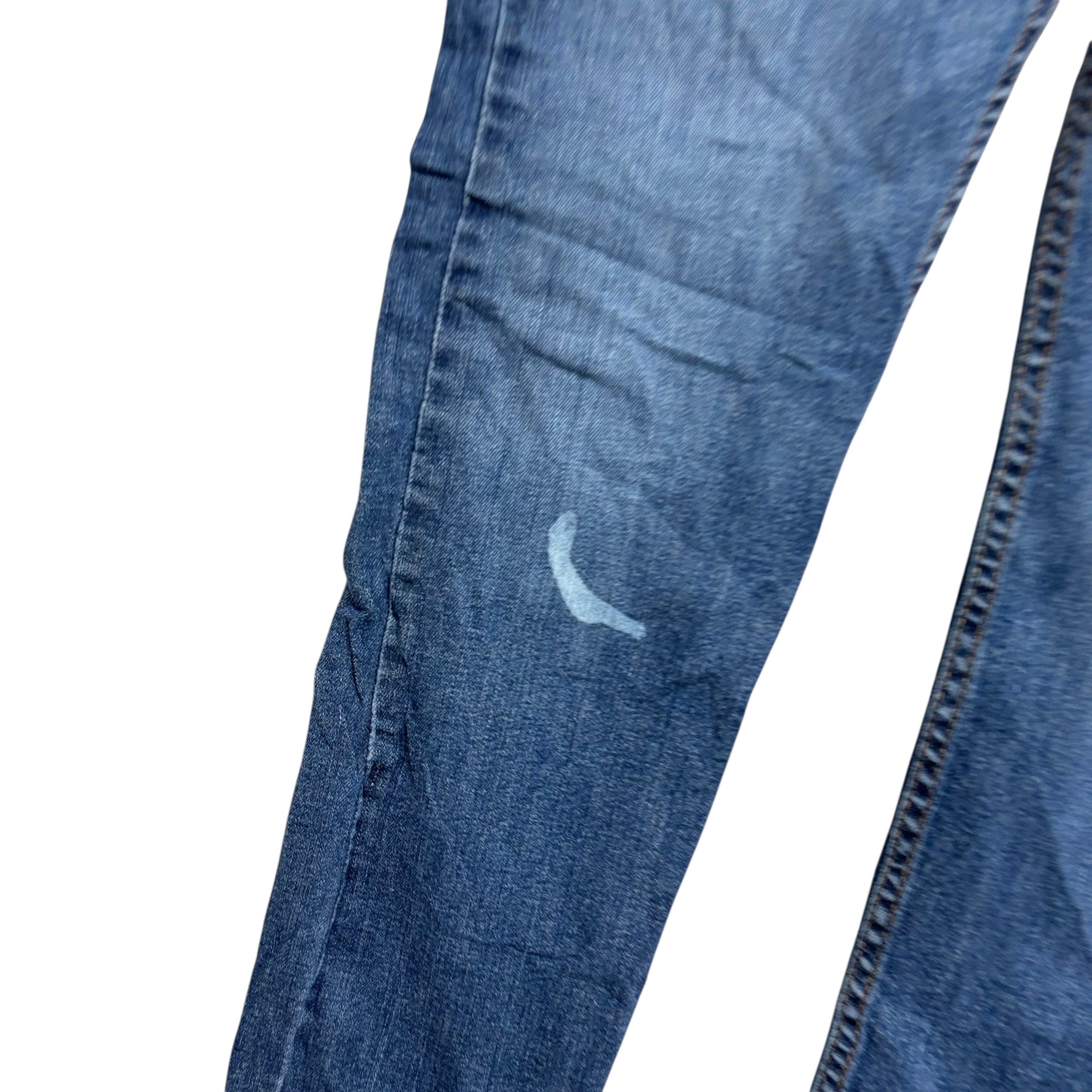 Levis 512 Jeans W28 L31 Mens Mid Blue Slim Tapered Fit Stretch Denim (F)