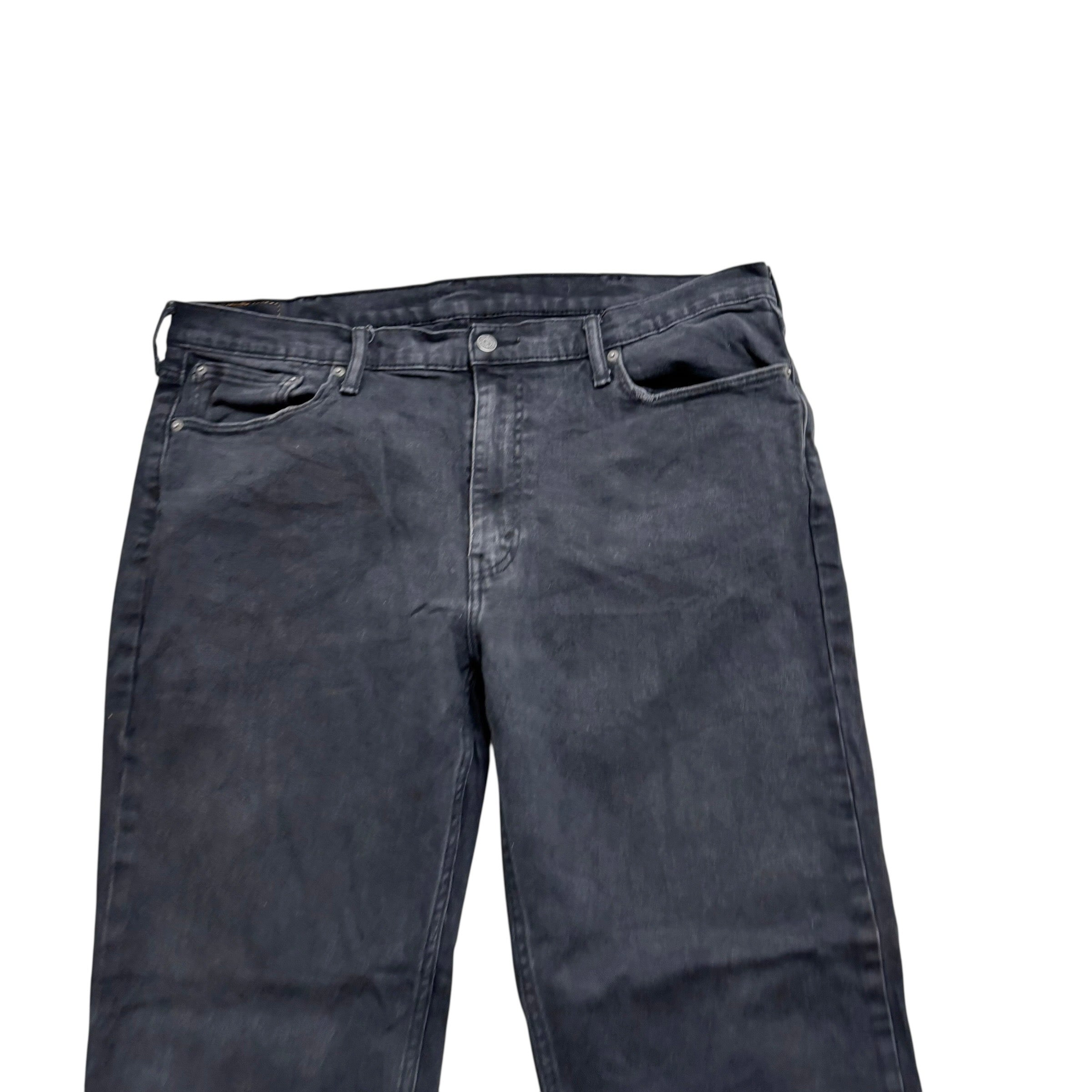 Levis 514 Trousers W40 L30 Mens Black Regular Straight Fit Cotton Pants