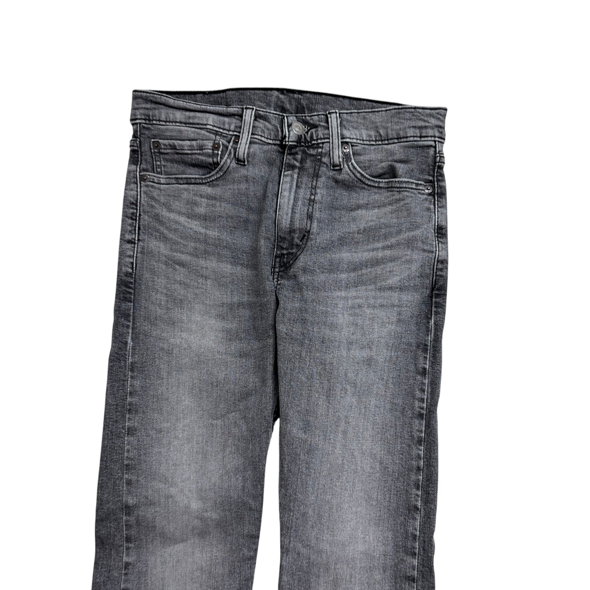 Levis 510 Jeans W28 L32 Mens Grey Skinny Fit Stretch Denim (E)