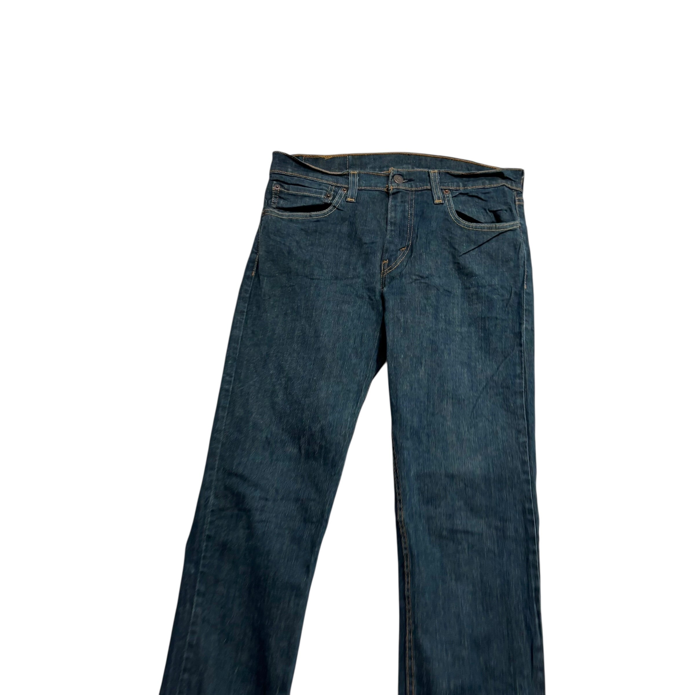 Levis 511 Jeans W31 L32 Mens Dark Blue Slim Fit Stretch Denim (E)