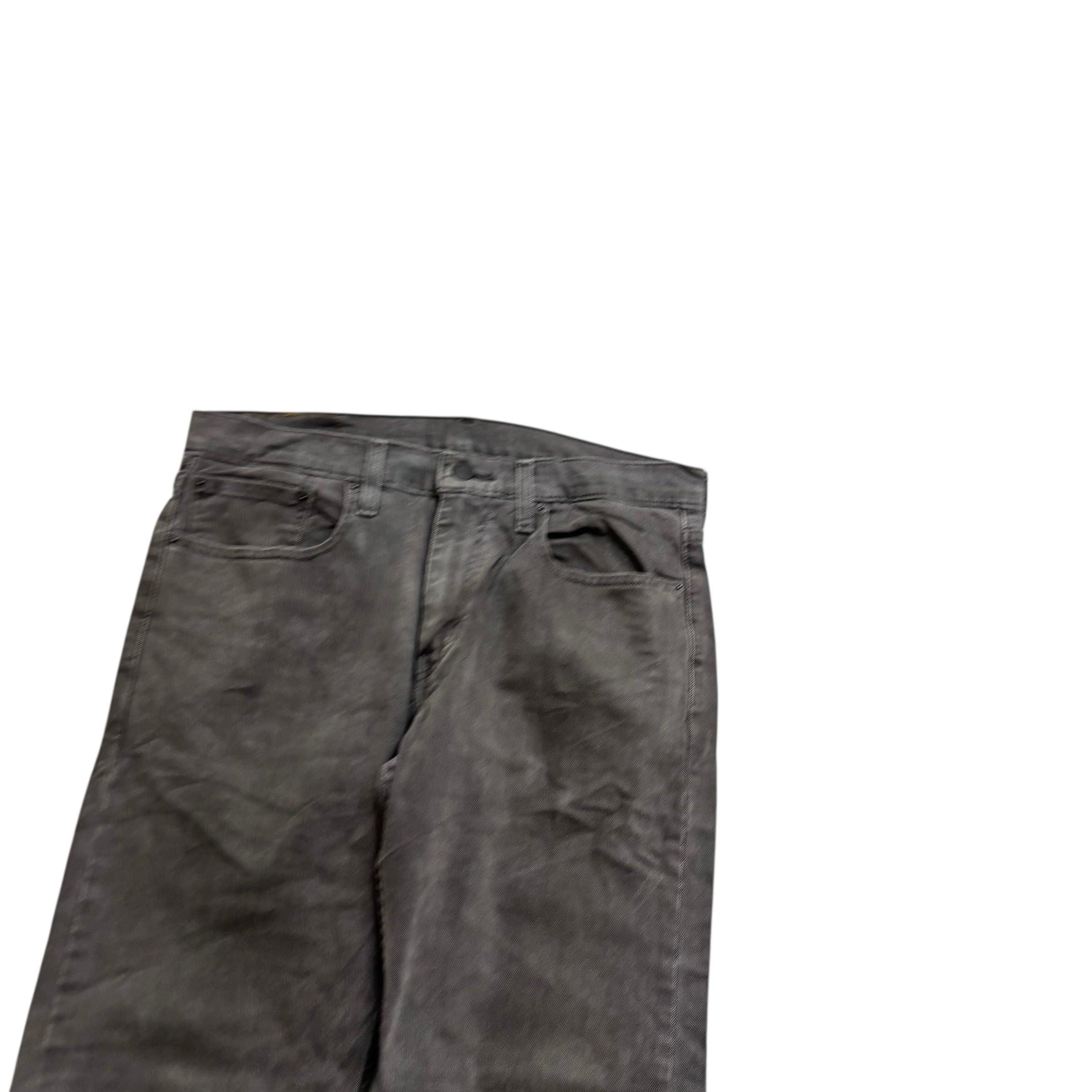 Levis 502 Jeans W33 L29 Mens Grey Regular Tapered Fit Stretch Denim