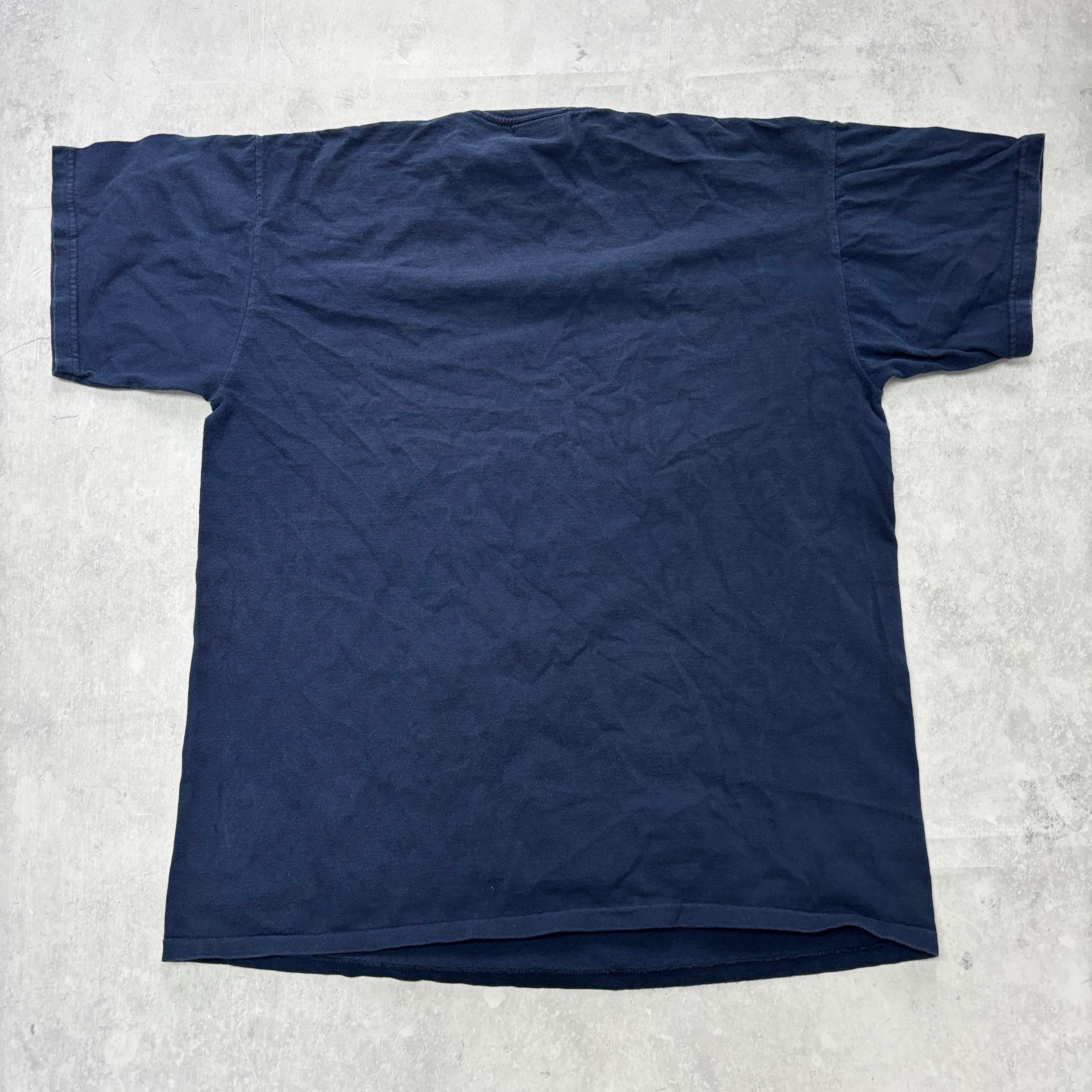 Vintage Disney T Shirt Mens Large Navy Blue Tiger Pooh Graphic Print 90s (E)