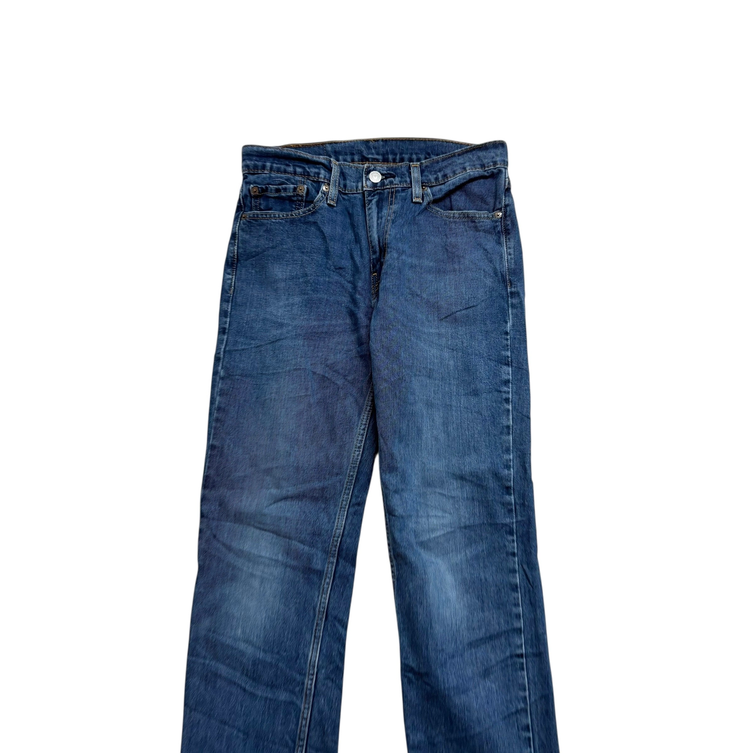 Levis 511 Jeans W29 L32 Mens Mid Blue Slim Fit Stretch Denim (E)