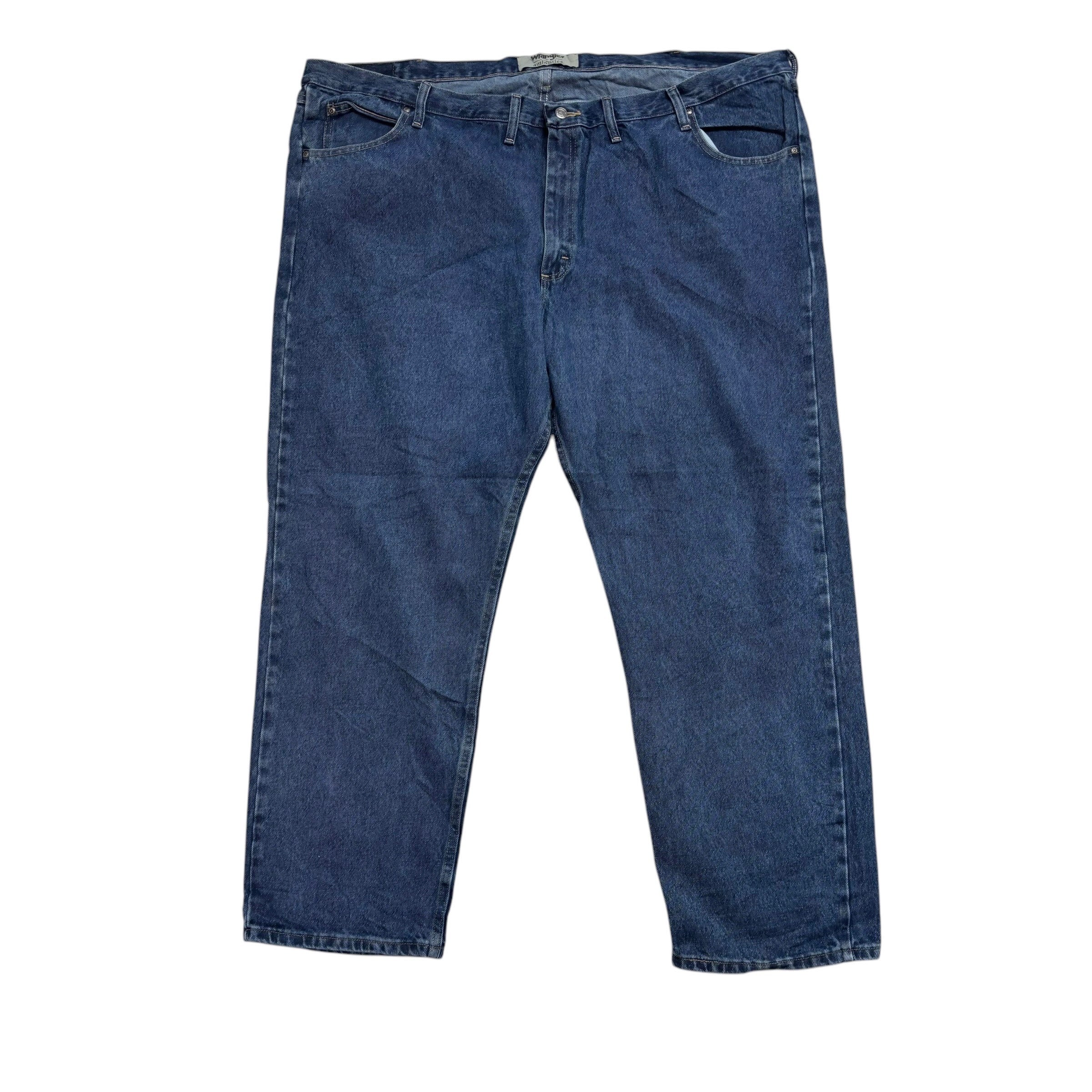 Wrangler Jeans W50 L32 Mens Mid Blue Baggy Relaxed Straight Fit Denim (E)