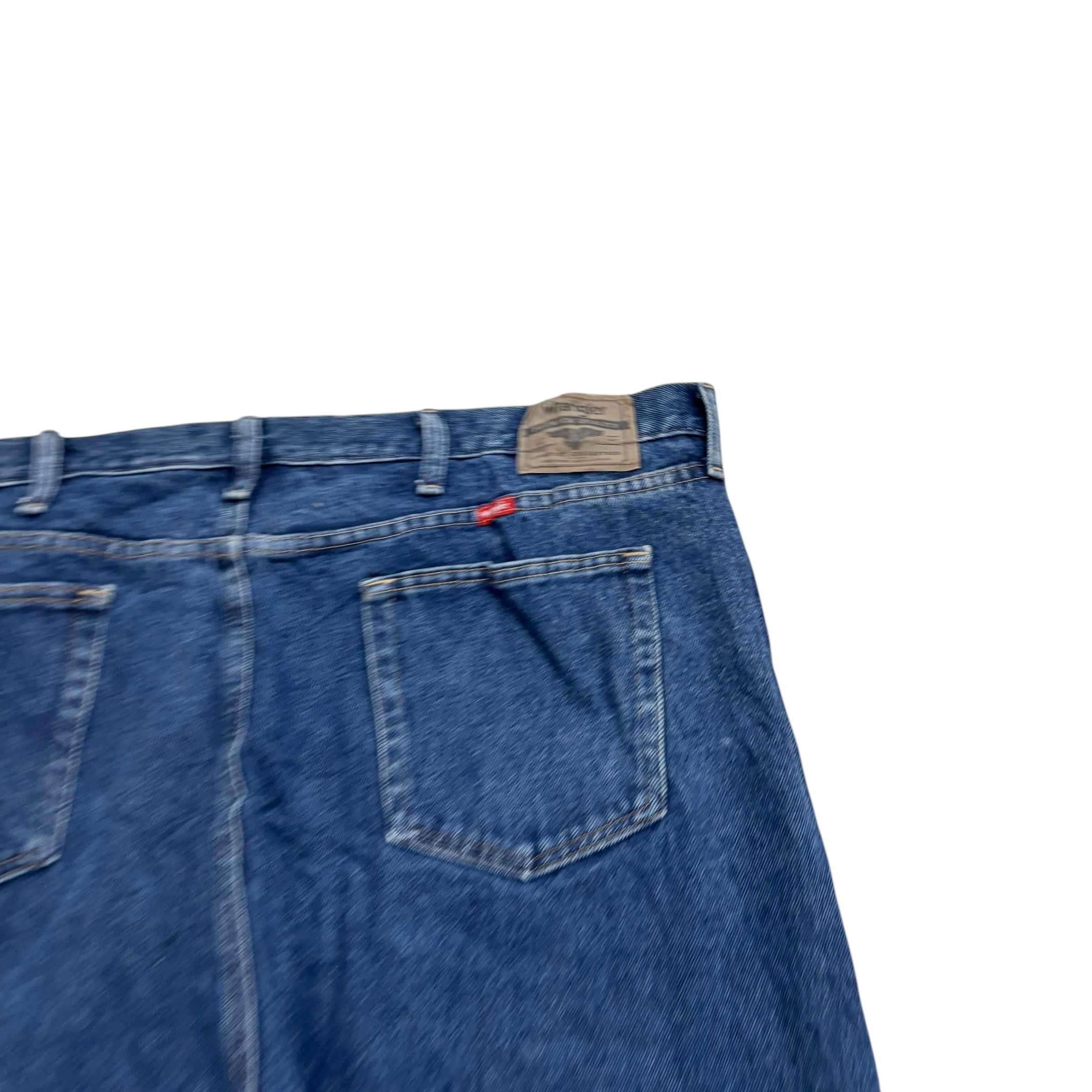 Wrangler Jeans W44 L30 Mens Mid Blue Baggy Relaxed Straight Fit Denim (E)