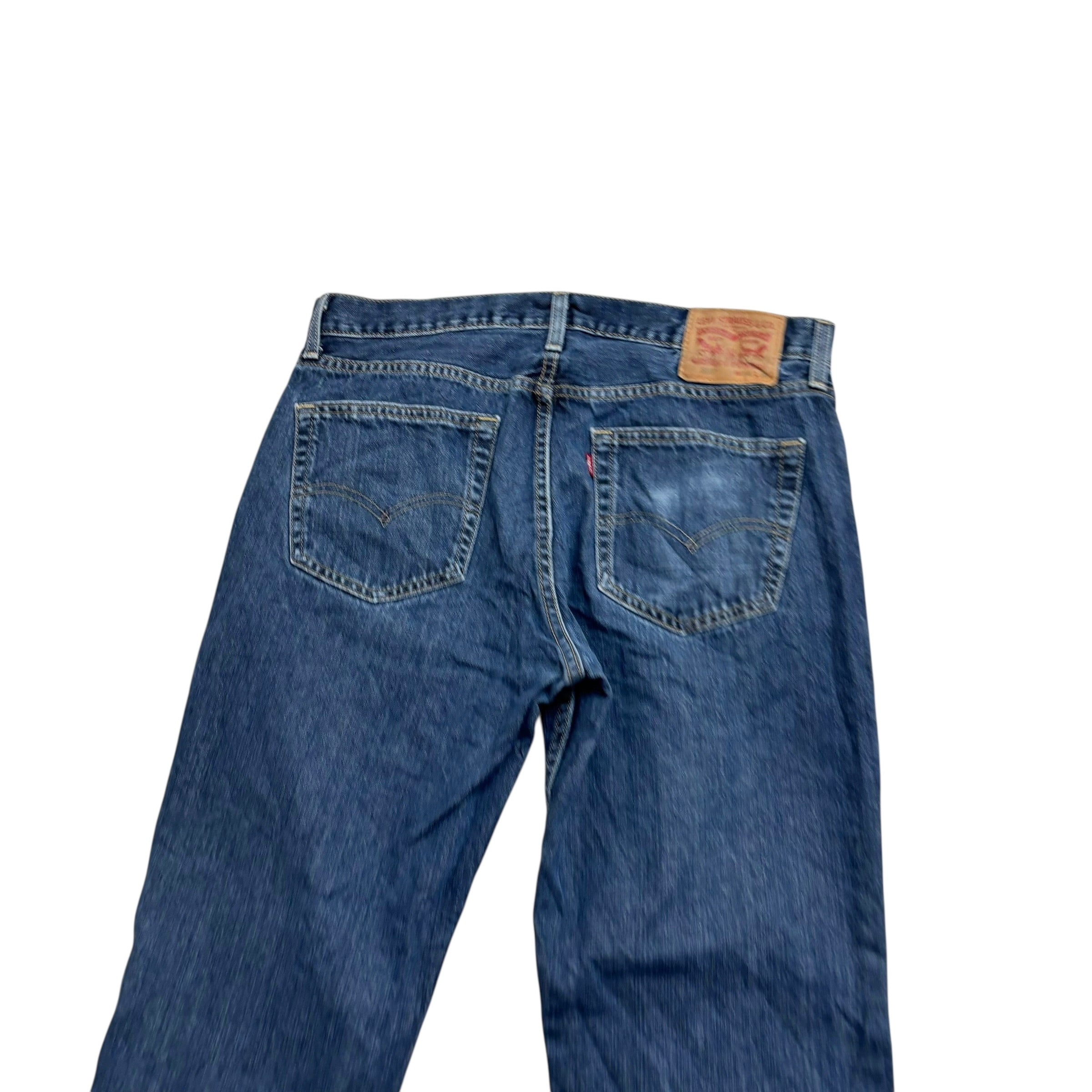 Levis 559 Jeans W34 L30 Mens Mid Blue Baggy Relaxed Straight Fit Denim (E)