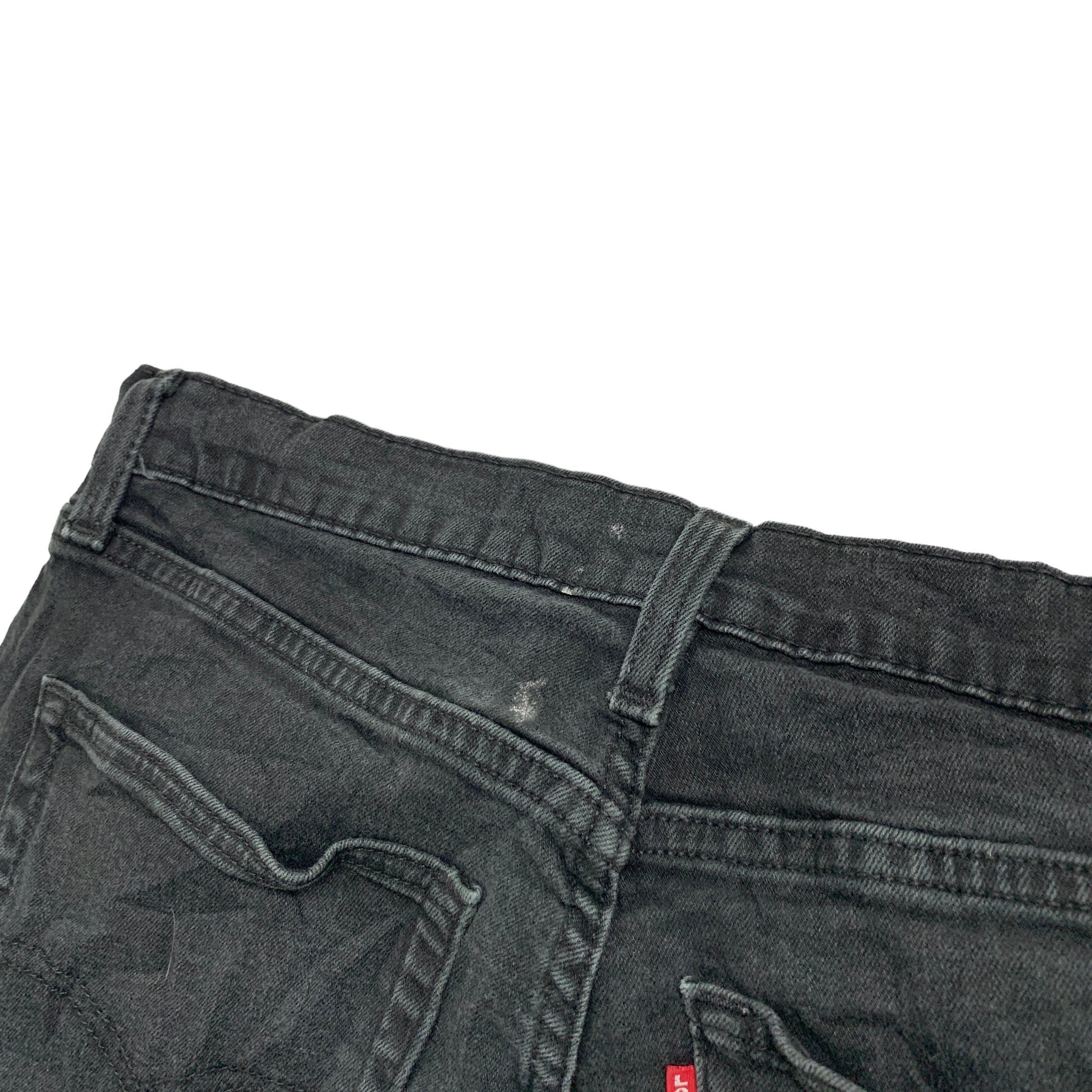 Levis 511 Jeans W34 L30 Mens Black Slim Fit Stretch Denim