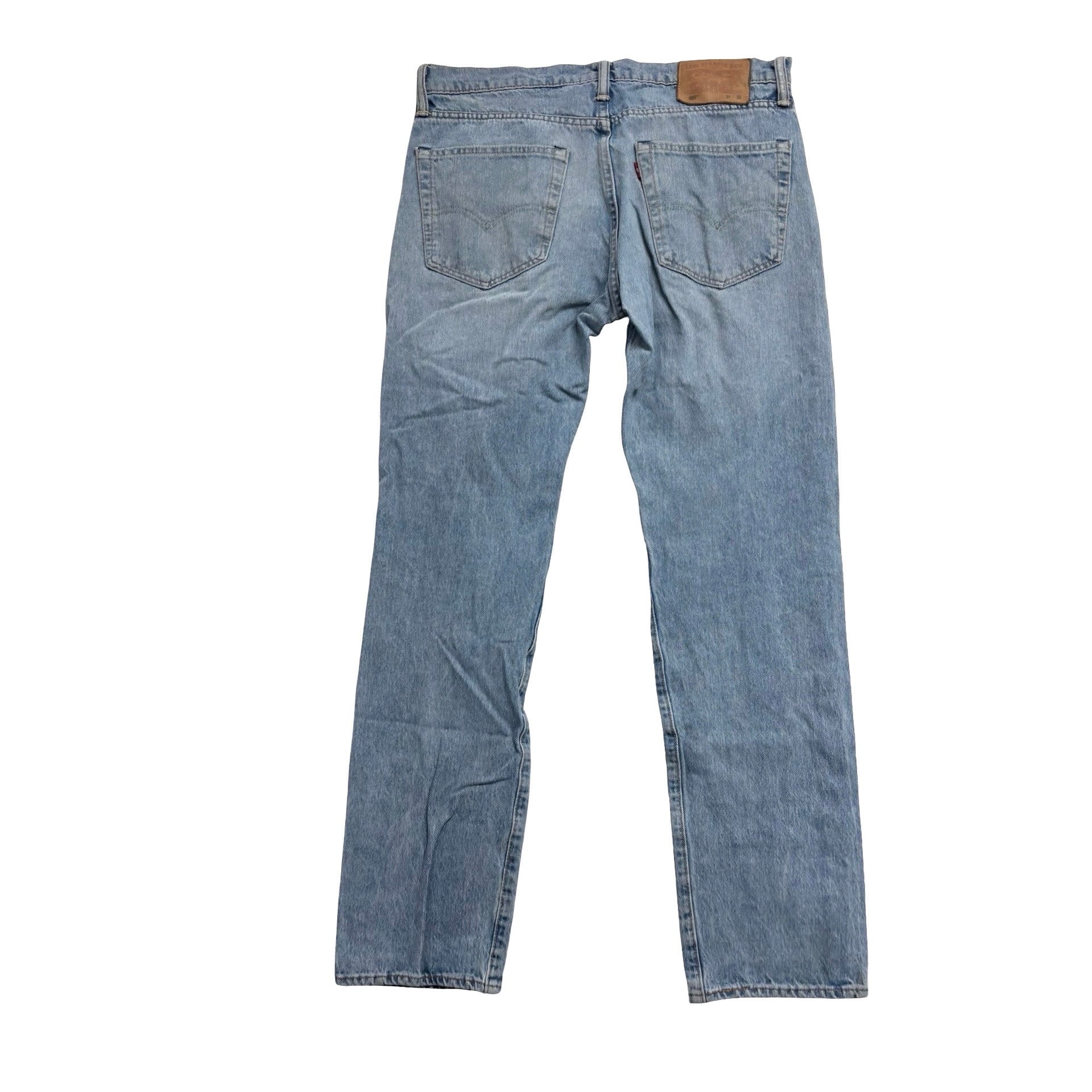 Levis 502 Jeans W31 L32 Mens Light Blue Regular Tapered Fit Stretch Denim