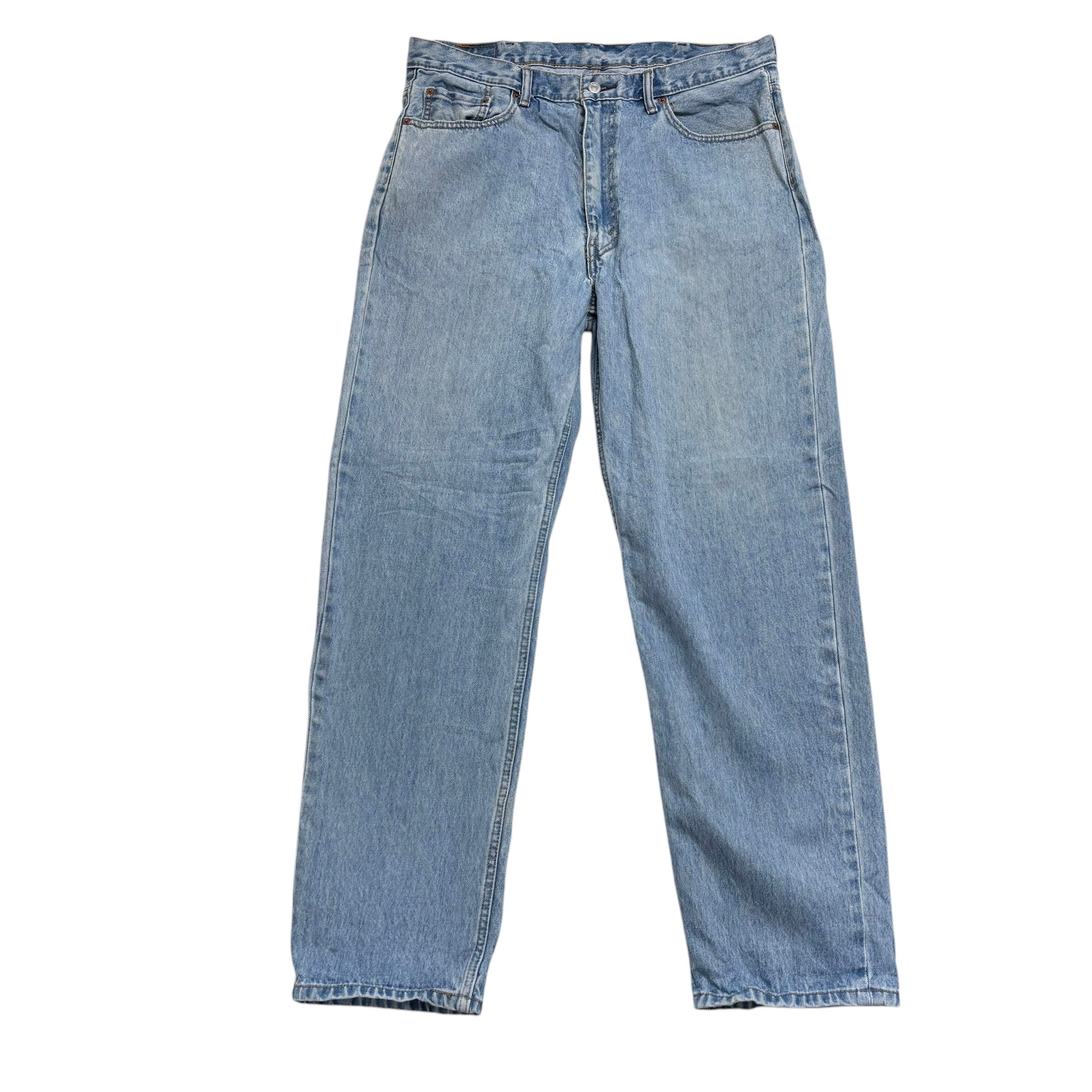 Levis 550 Jeans W38 L34 Mens Light Blue Baggy Relaxed Straight Fit Denim