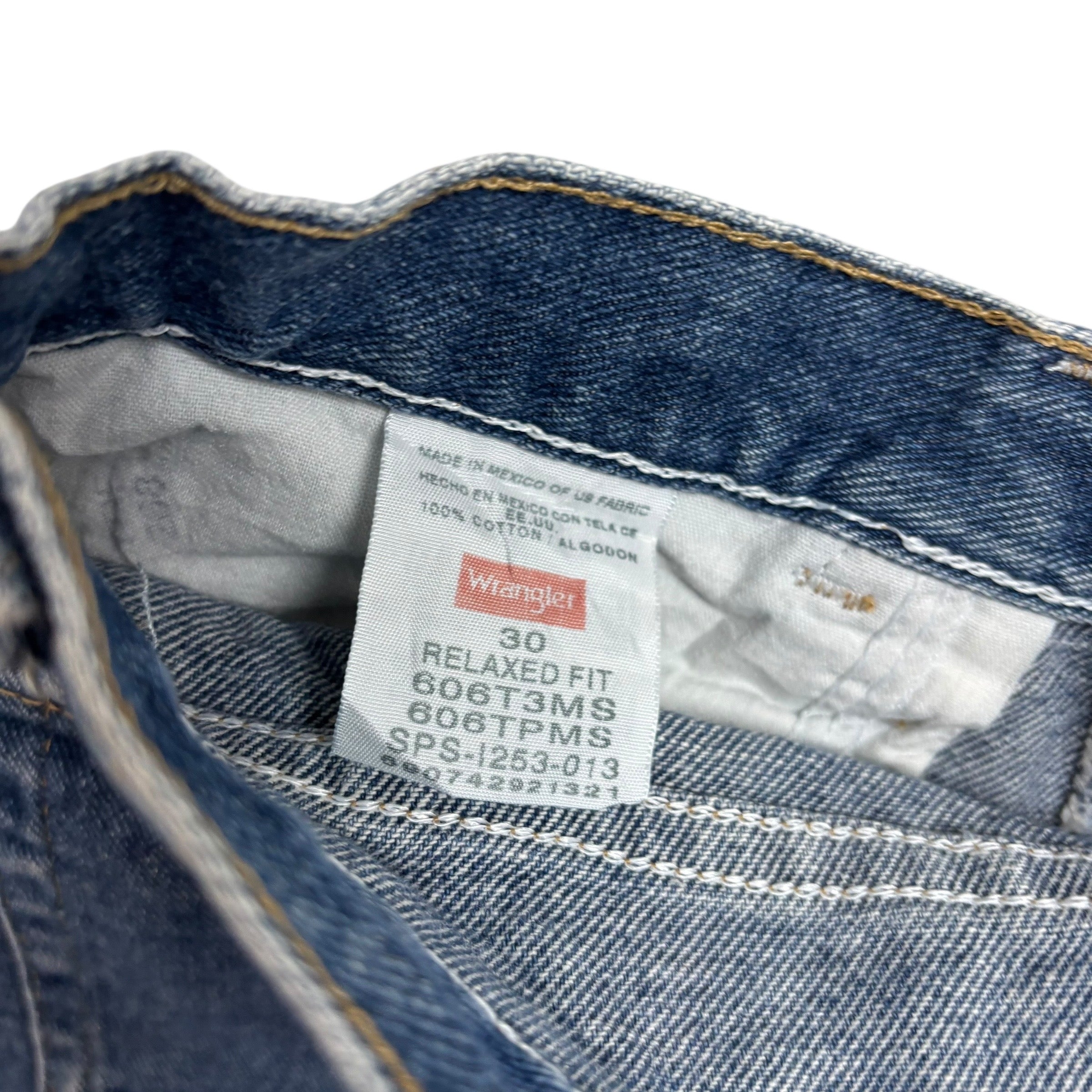 Wrangler Baggy Jorts W30 Mens Denim Shorts Mid Blue Relaxed Fit (E)