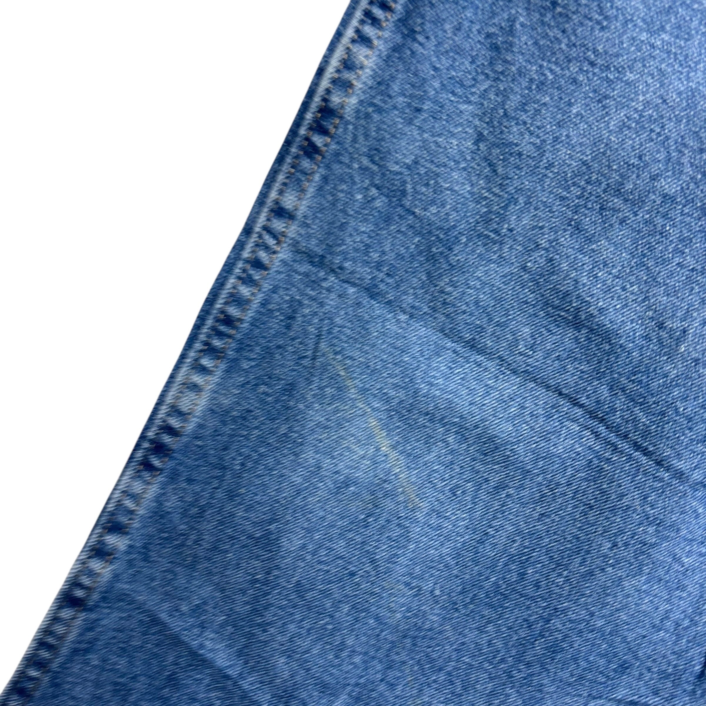 Wrangler Jeans W38 L29 Mens Mid Blue Regular Straight Fit Stretch Denim