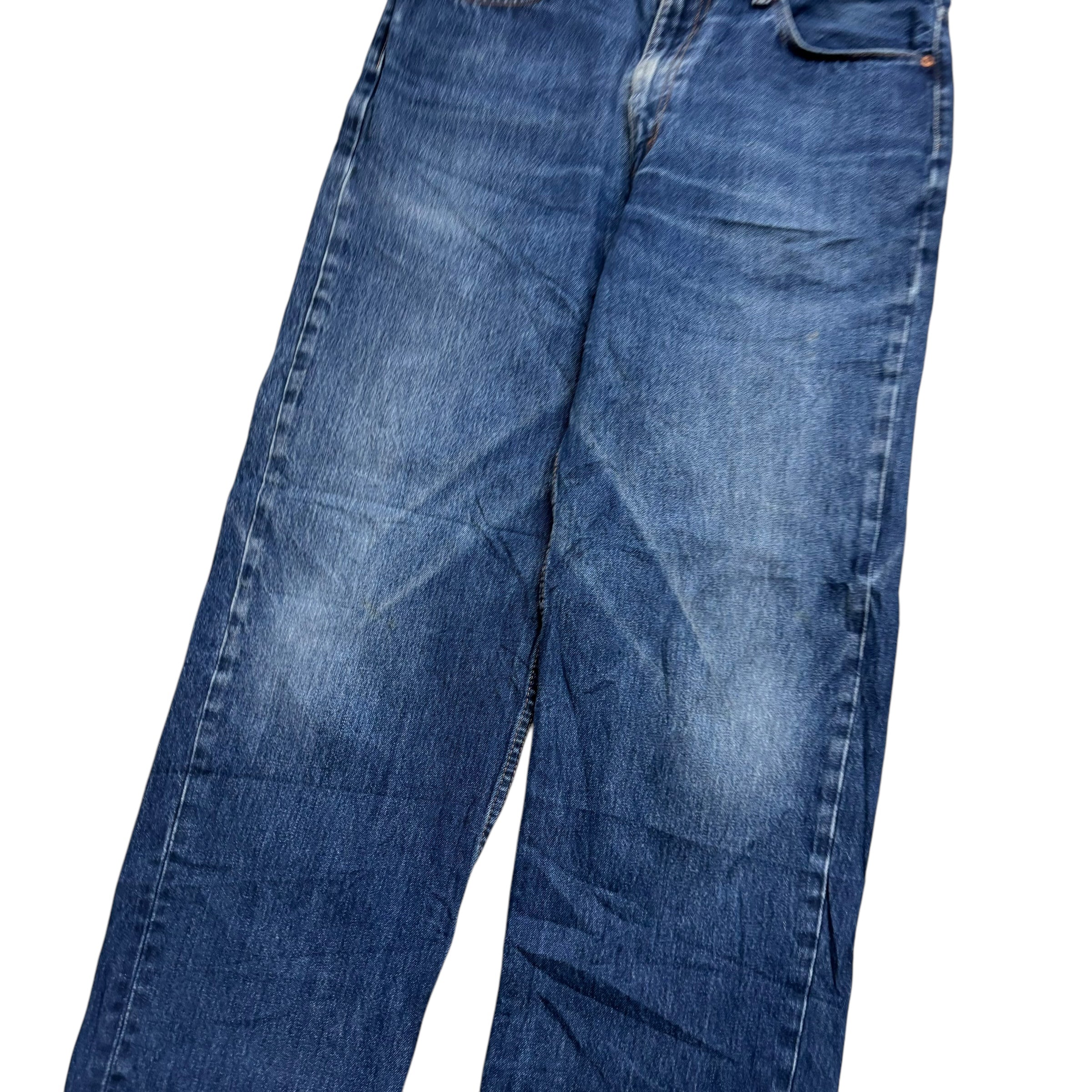 Levis 550 Jeans W38 L36 Mens Mid Blue Baggy Relaxed Straight Fit Denim