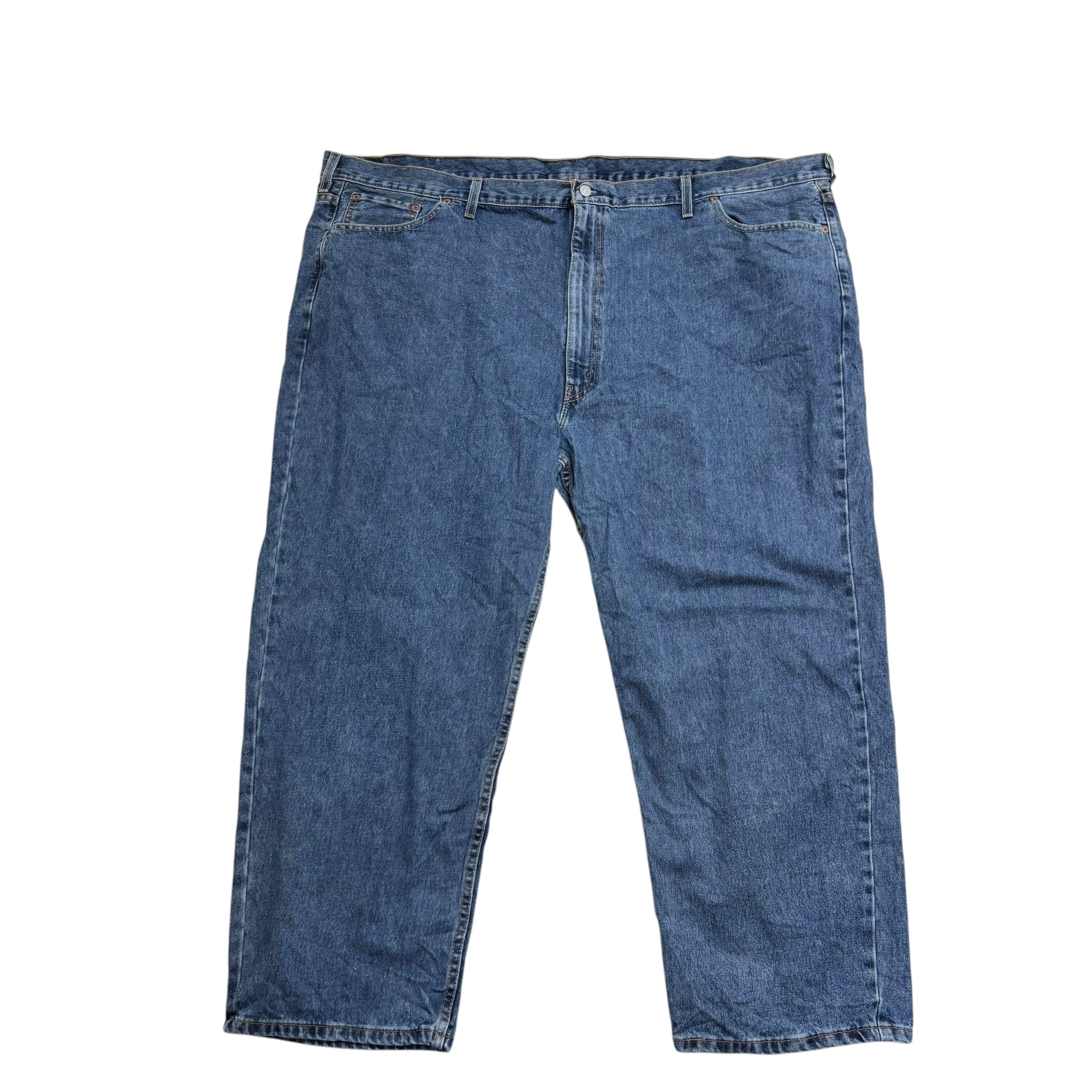 Levis 550 Jeans W54 L29 Mens Mid Blue Baggy Relaxed Straight Fit Denim (E)