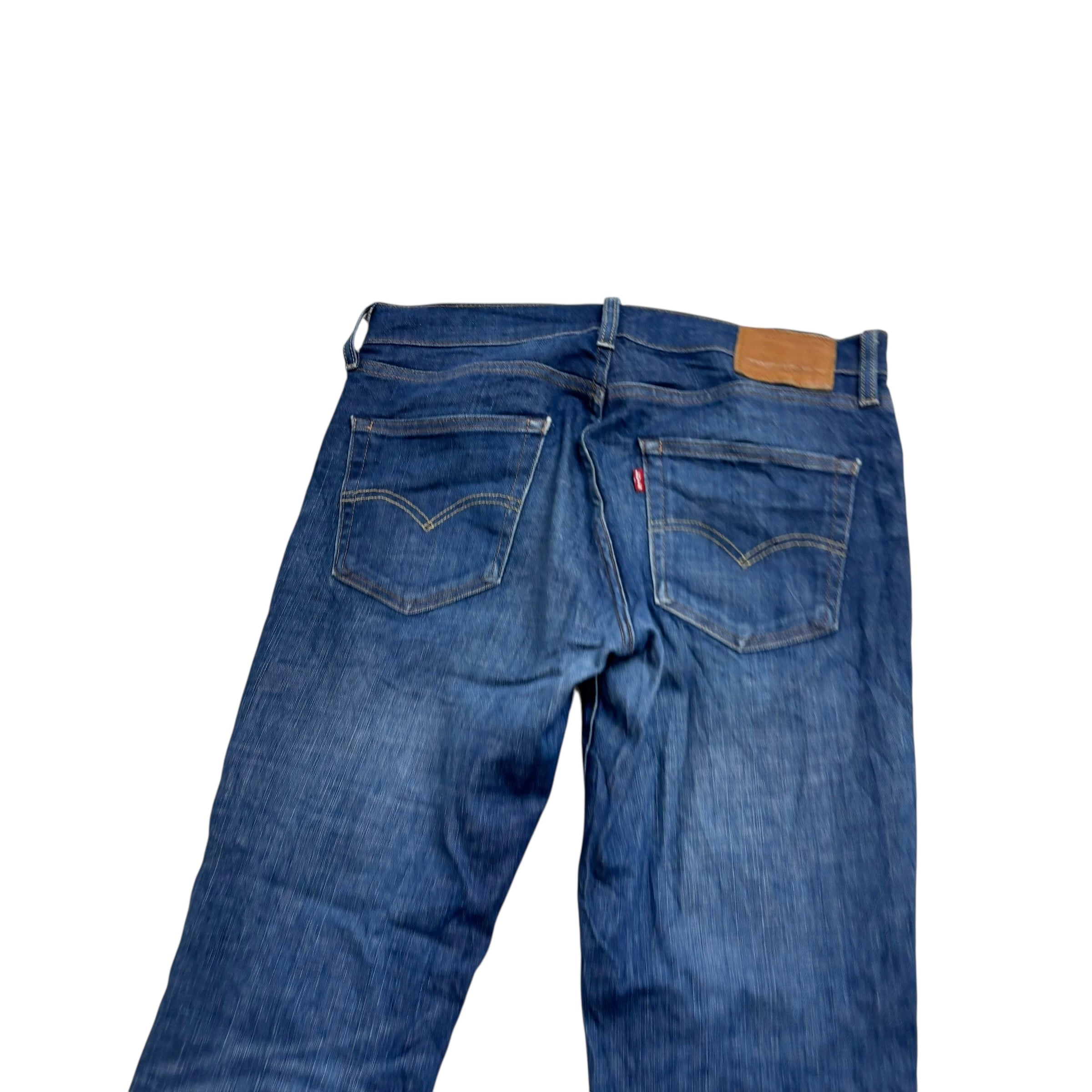 Levis 511 Jeans W33 L34 Mens Mid Blue Slim Fit Stretch Premium Denim (E)