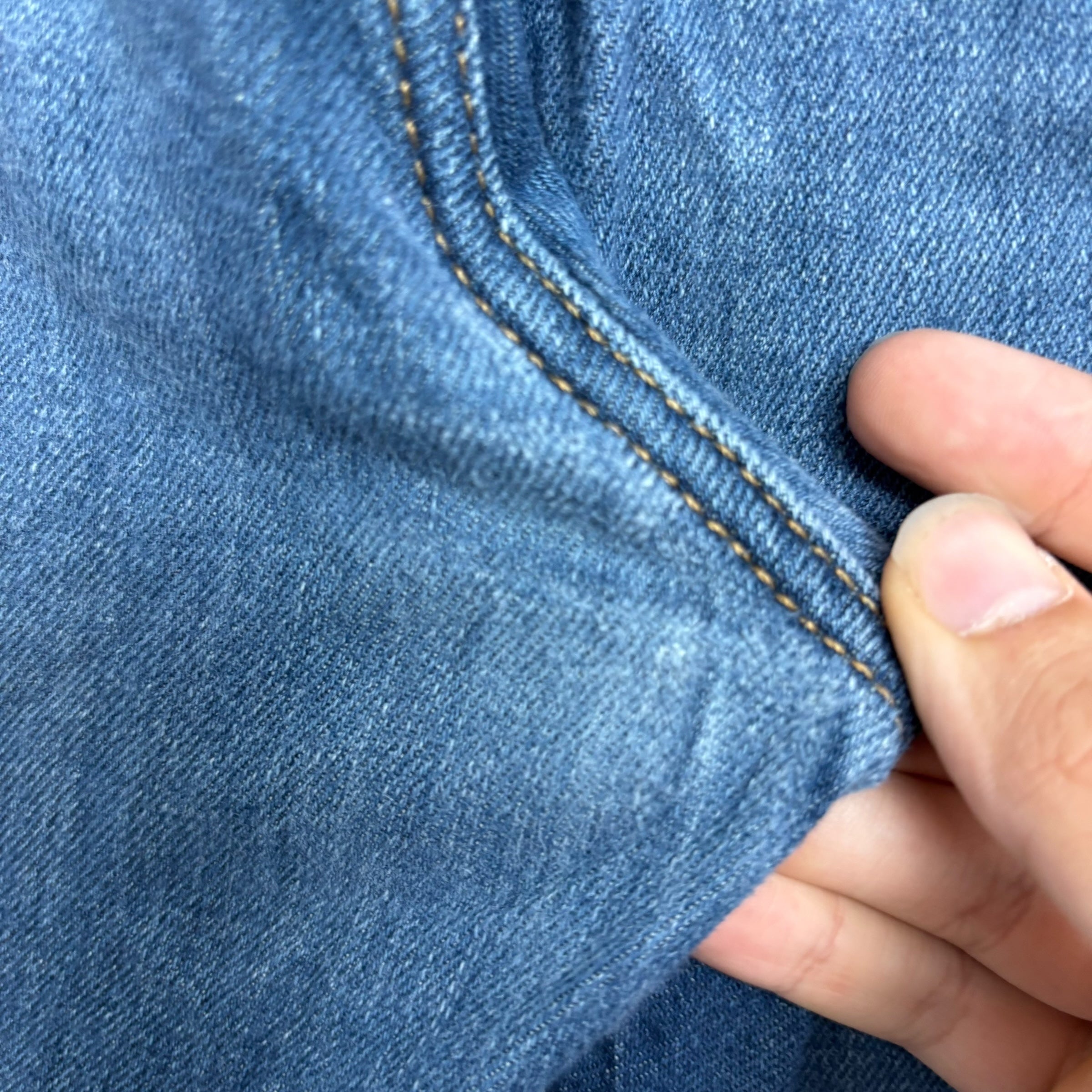 Levis 541 Jeans W40 L32 Mens Dark Blue Athletic Tapered Fit Stretch Denim